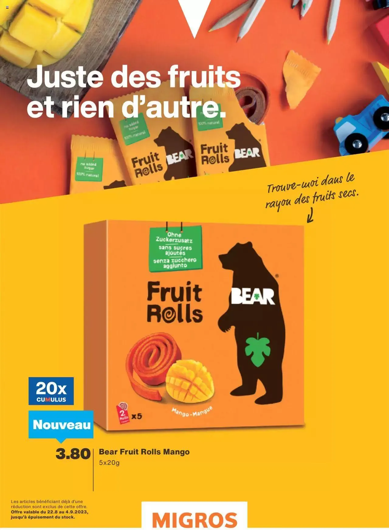 Migros - Magazin FR von 21. August bis 31. Dezember 2023 - Prospekt seite 8