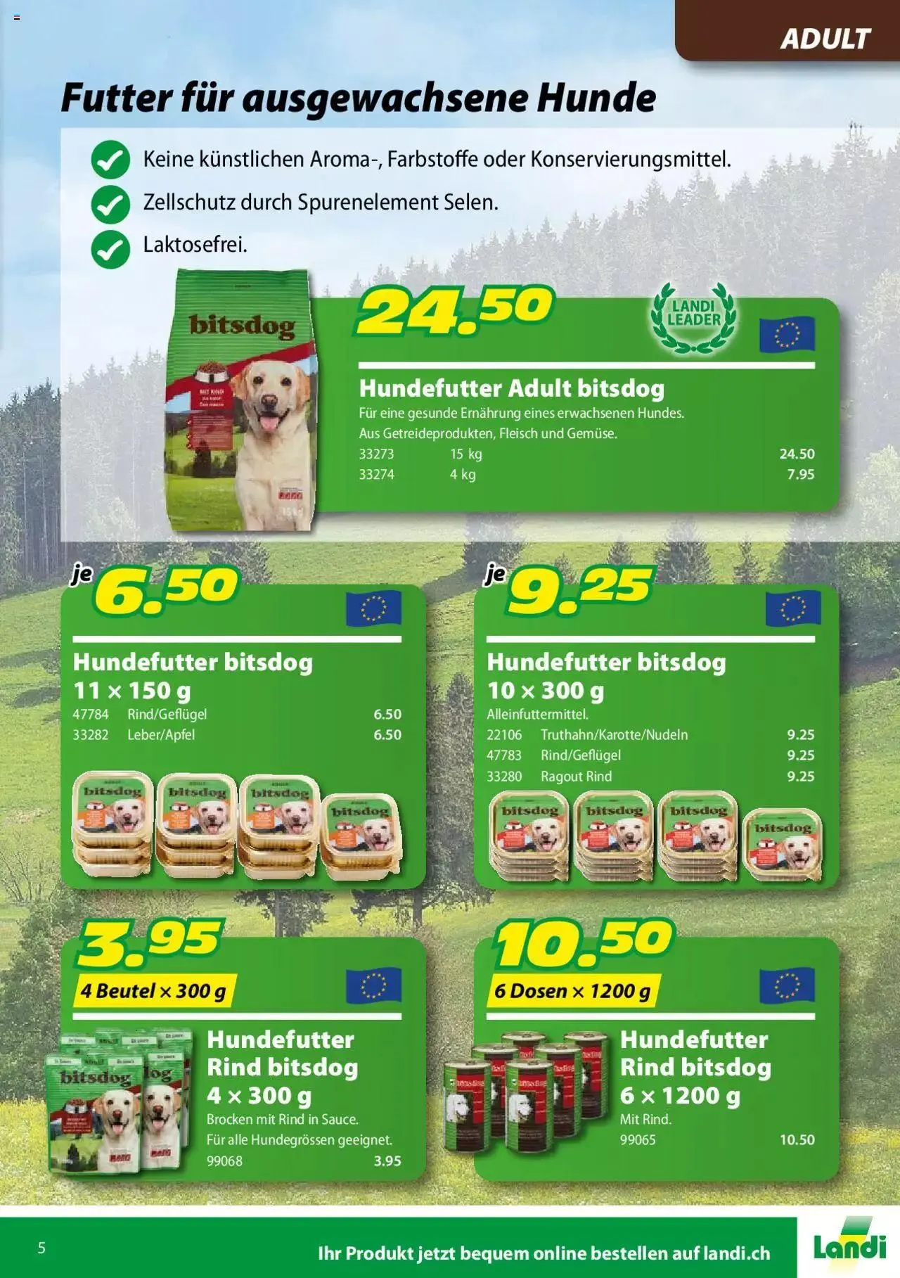 Landi - Bitsdog 2022 von 12. Januar bis 31. Dezember 2023 - Prospekt seite 5