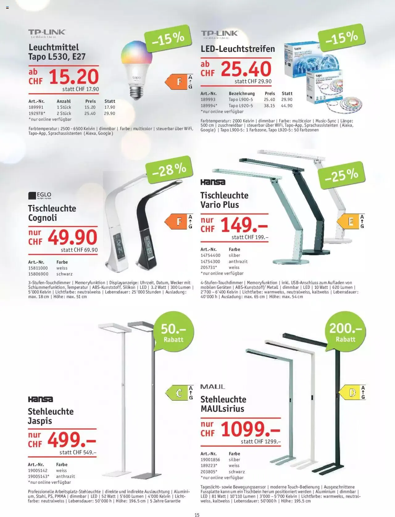 Office World Aktionen von 26. Oktober bis 29. November 2023 - Prospekt seite  15