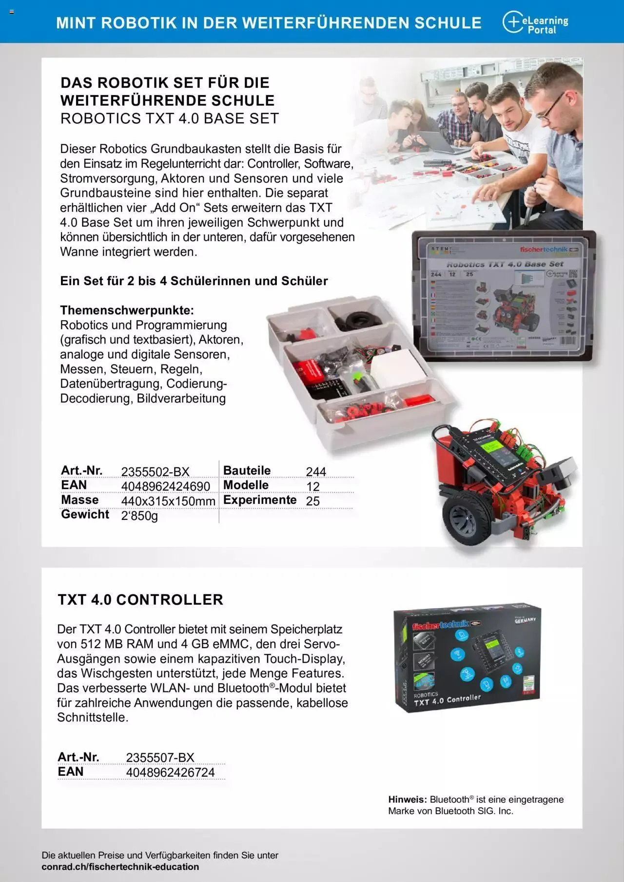 Conrad Fischertechnik education von 14. März bis 31. Dezember 2024 - Prospekt seite  12