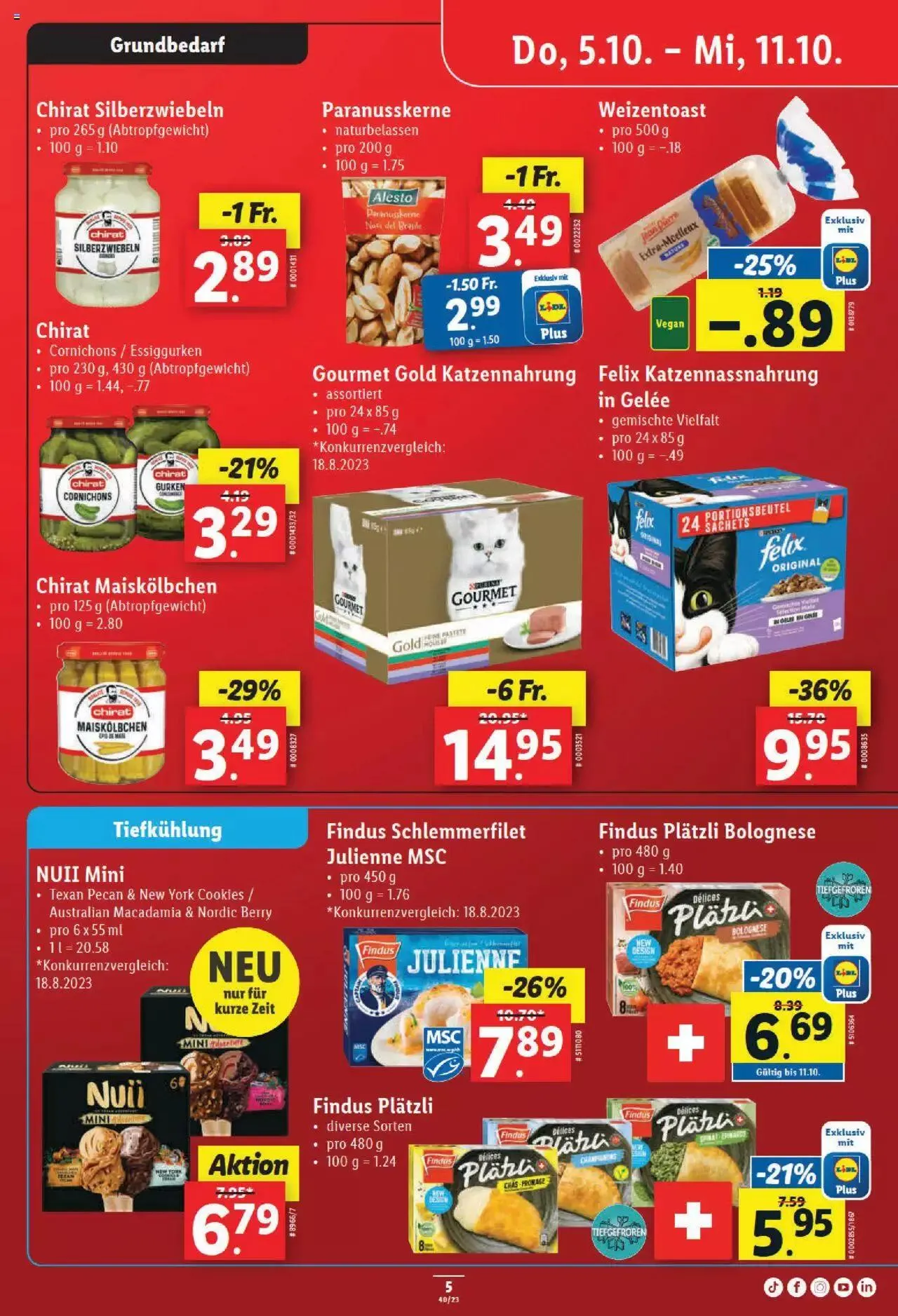 Lidl Aktionen von 5. Oktober bis 11. Oktober 2023 - Prospekt seite 5