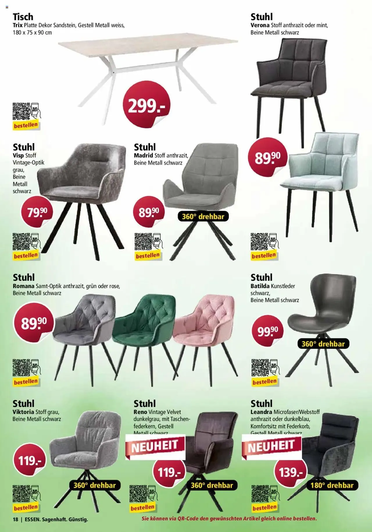 Otto's Moebelflyer von 1. September bis 31. Oktober 2024 - Prospekt seite  18