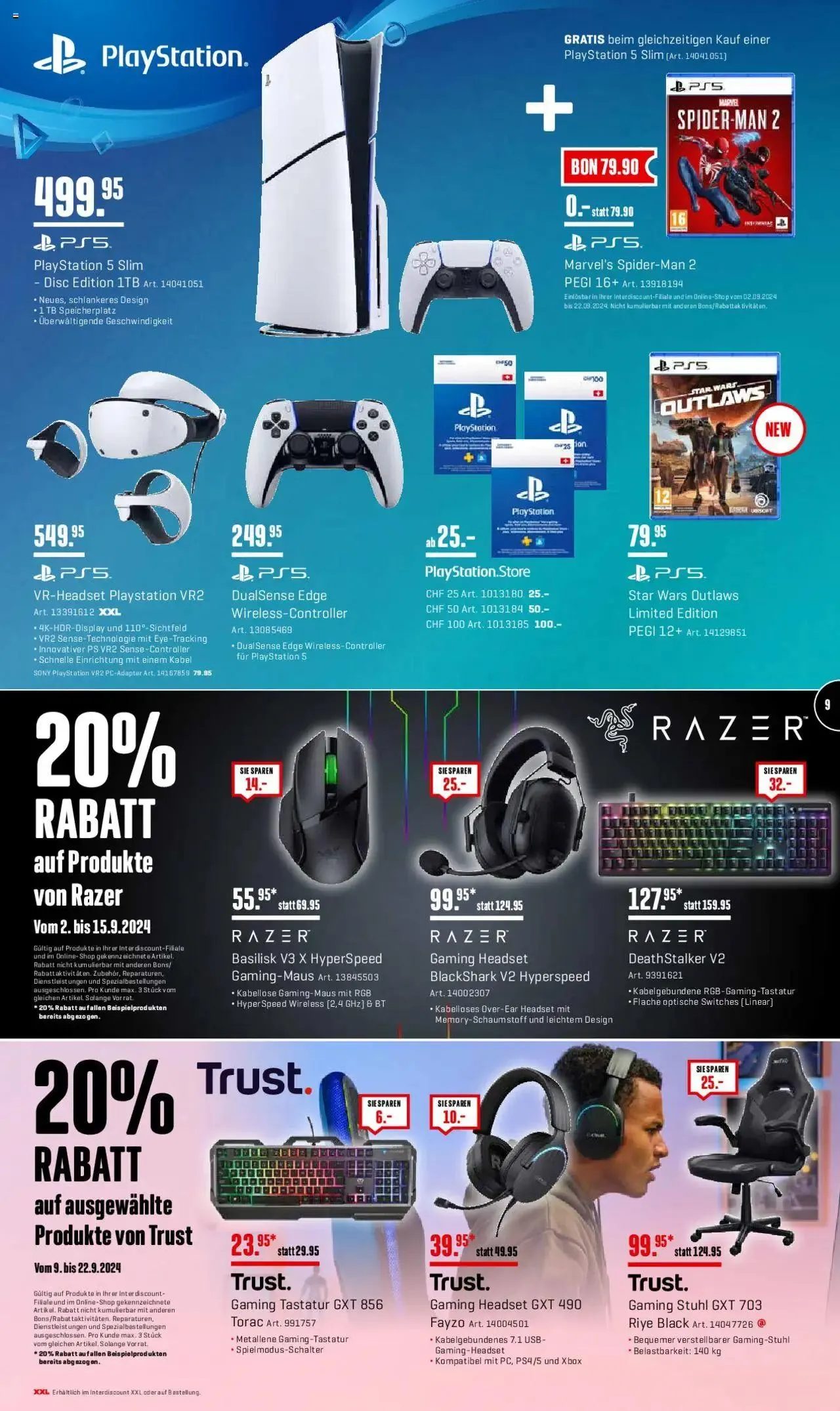 Interdiscount Mobile Prospekt von 9. September bis 22. September 2024 - Prospekt seite  9