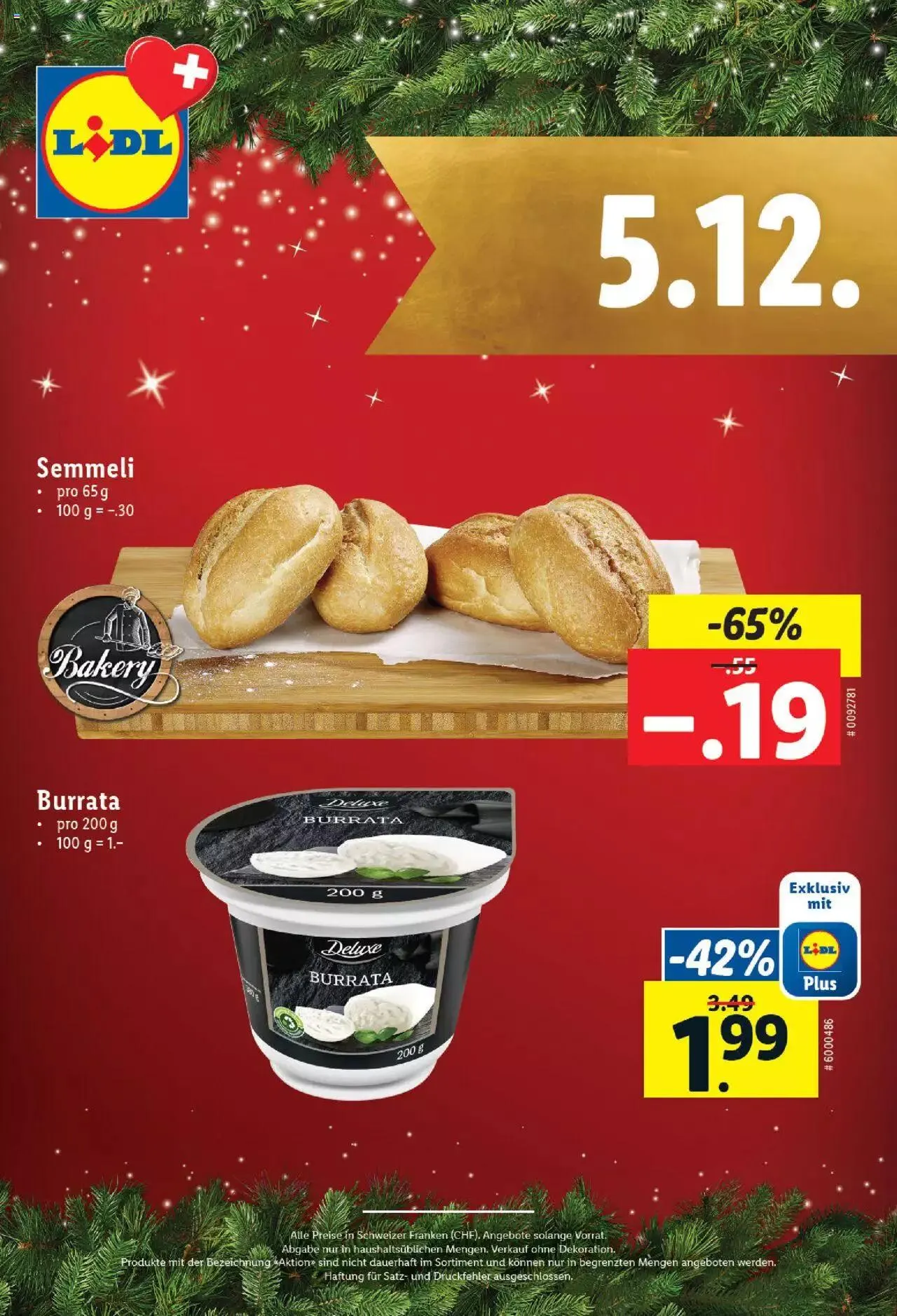 Lidl Aktionen Magische Weihnachtszeit von 1. Dezember bis 24. Dezember 2023 - Prospekt seite  5