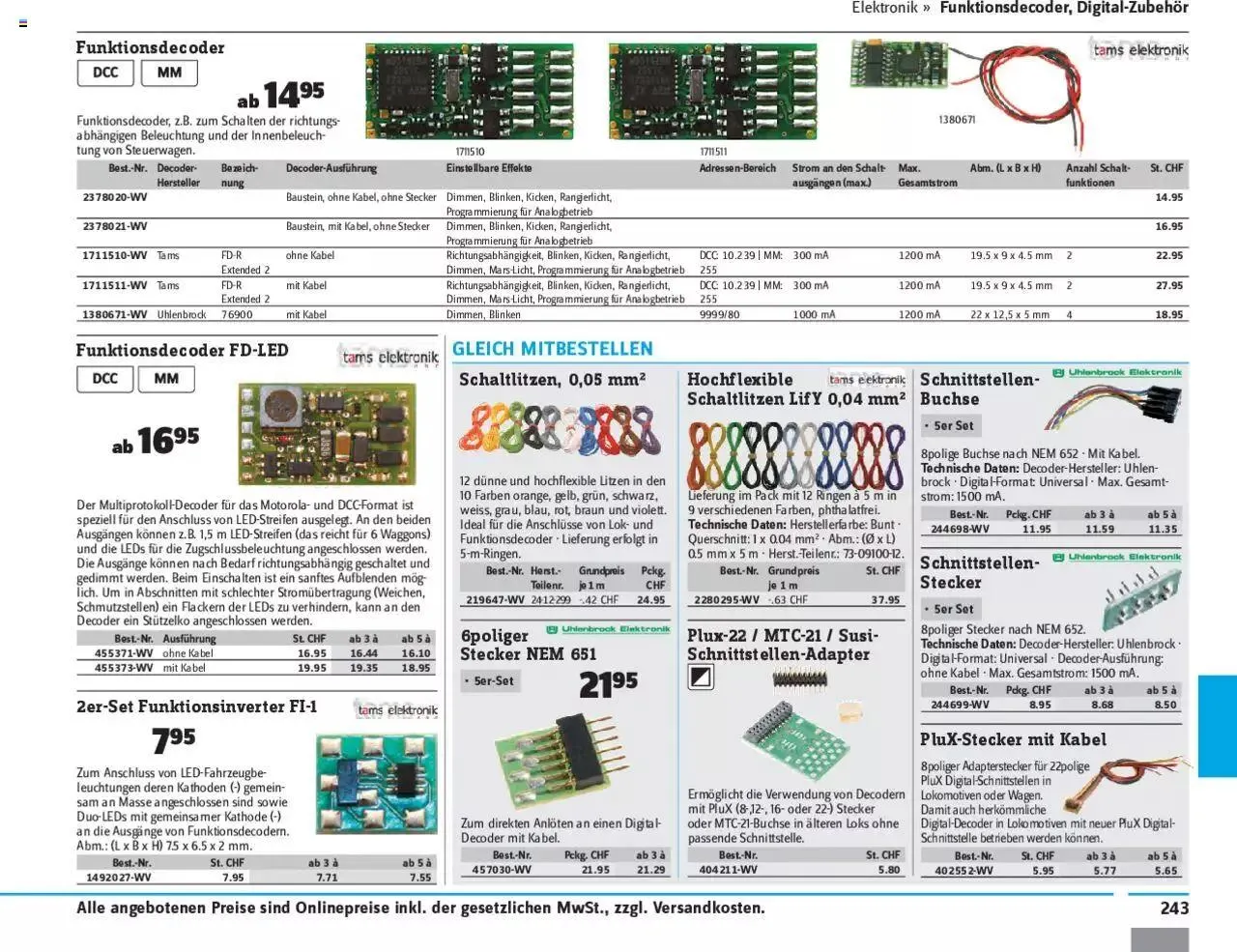 Conrad - Modellbahn 2021/22 von 1. Januar bis 31. Dezember 2023 - Prospekt seite  245