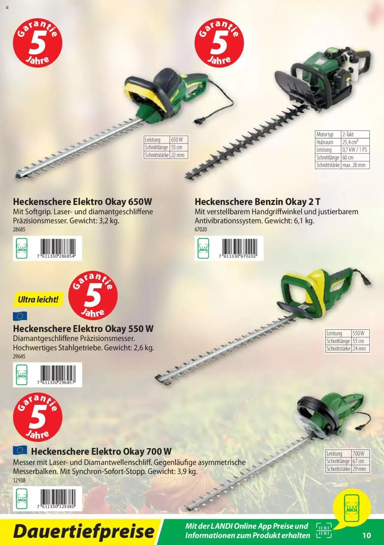 Landi - Motorgeräte 2023 von 7. März bis 31. Dezember 2023 - Prospekt seite 10