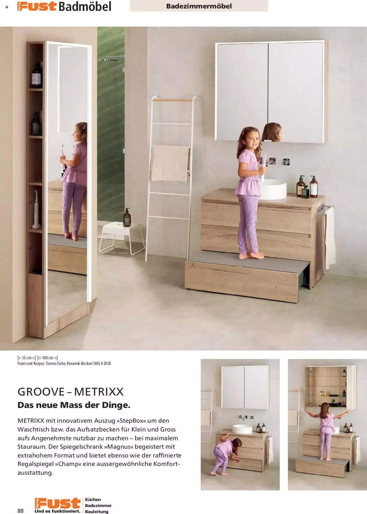 Fust Aktionen Badezimmermagazin von 17. April bis 31. Dezember 2024 - Prospekt seite  88