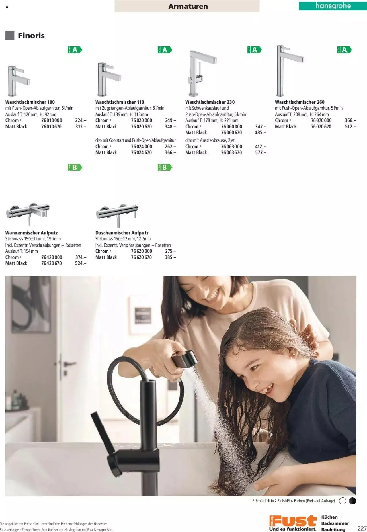 Fust Aktionen Badezimmermagazin von 17. April bis 31. Dezember 2024 - Prospekt seite 227