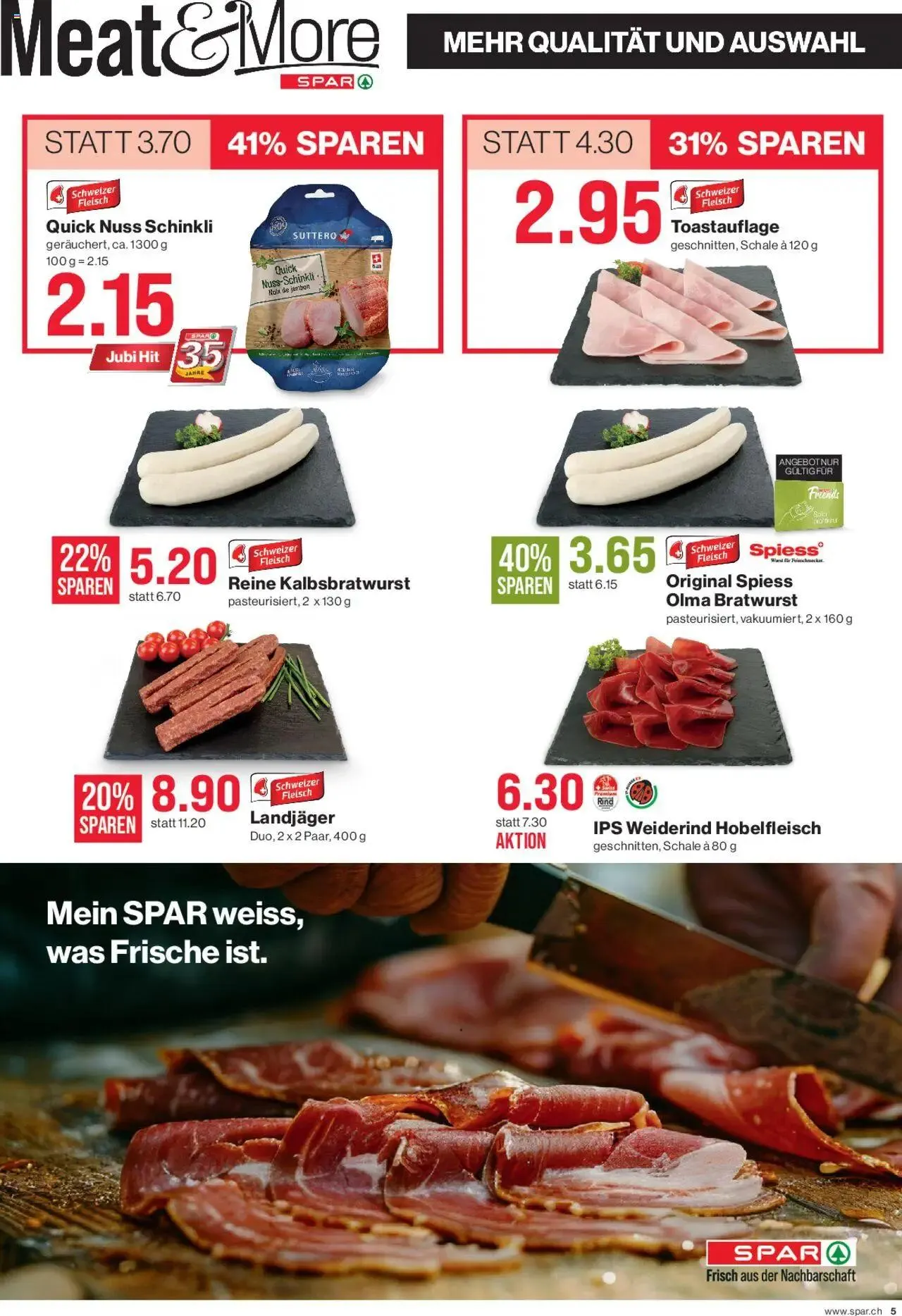 SPAR Aktionen von 3. Oktober bis 9. Oktober 2024 - Prospekt seite  5