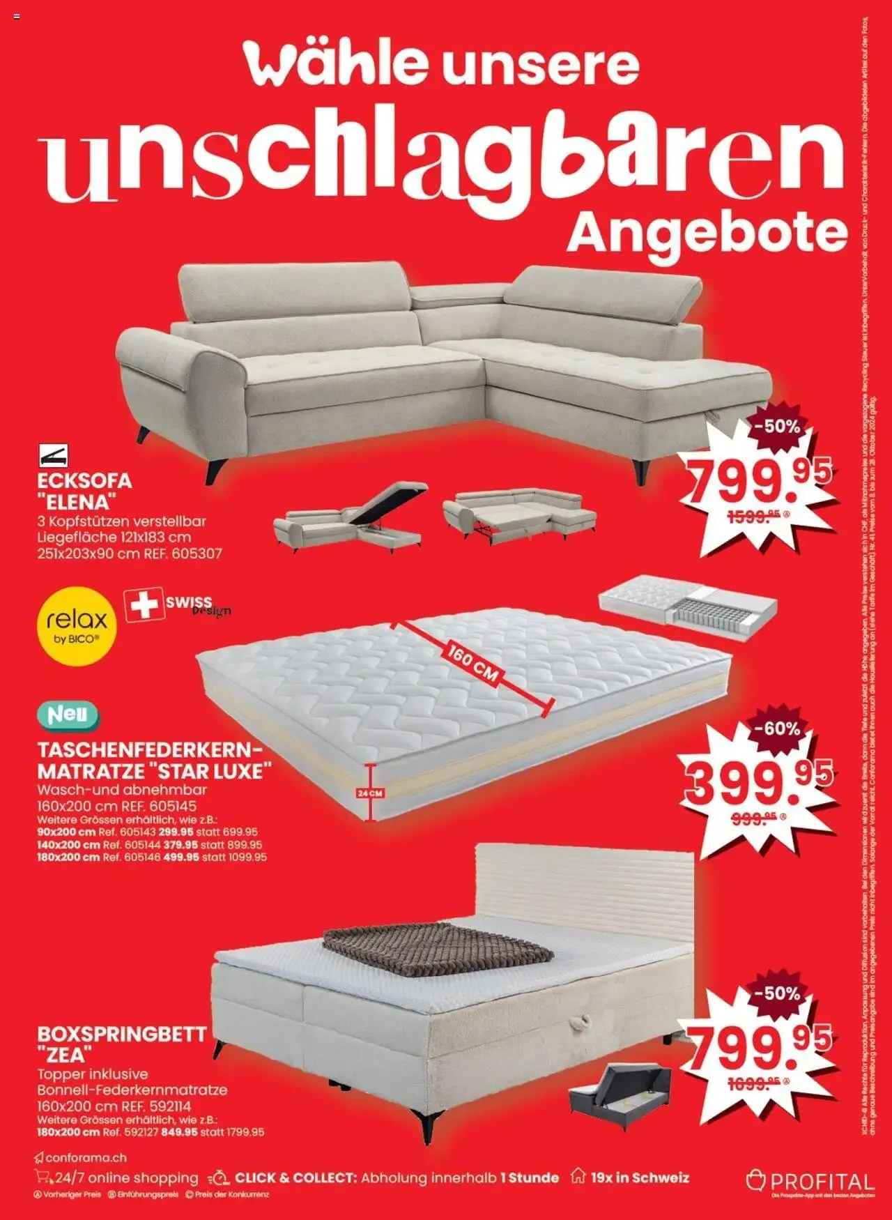 Conforama Aktionen von 8. Oktober bis 28. Oktober 2024 - Prospekt seite  24