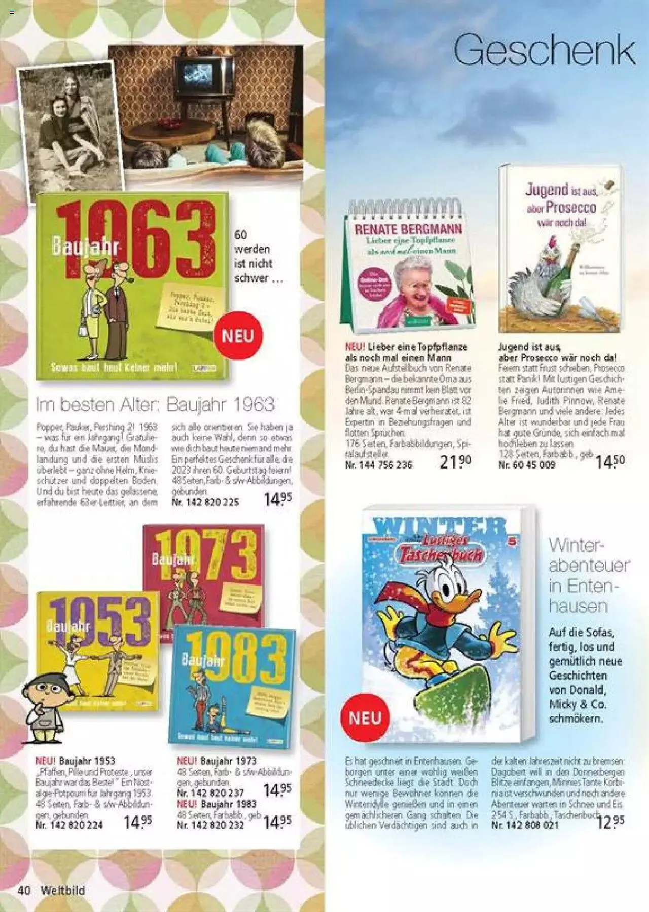 Weltbild - Aktueller Prospekt von 27. Januar bis 31. Dezember 2023 - Prospekt seite  40