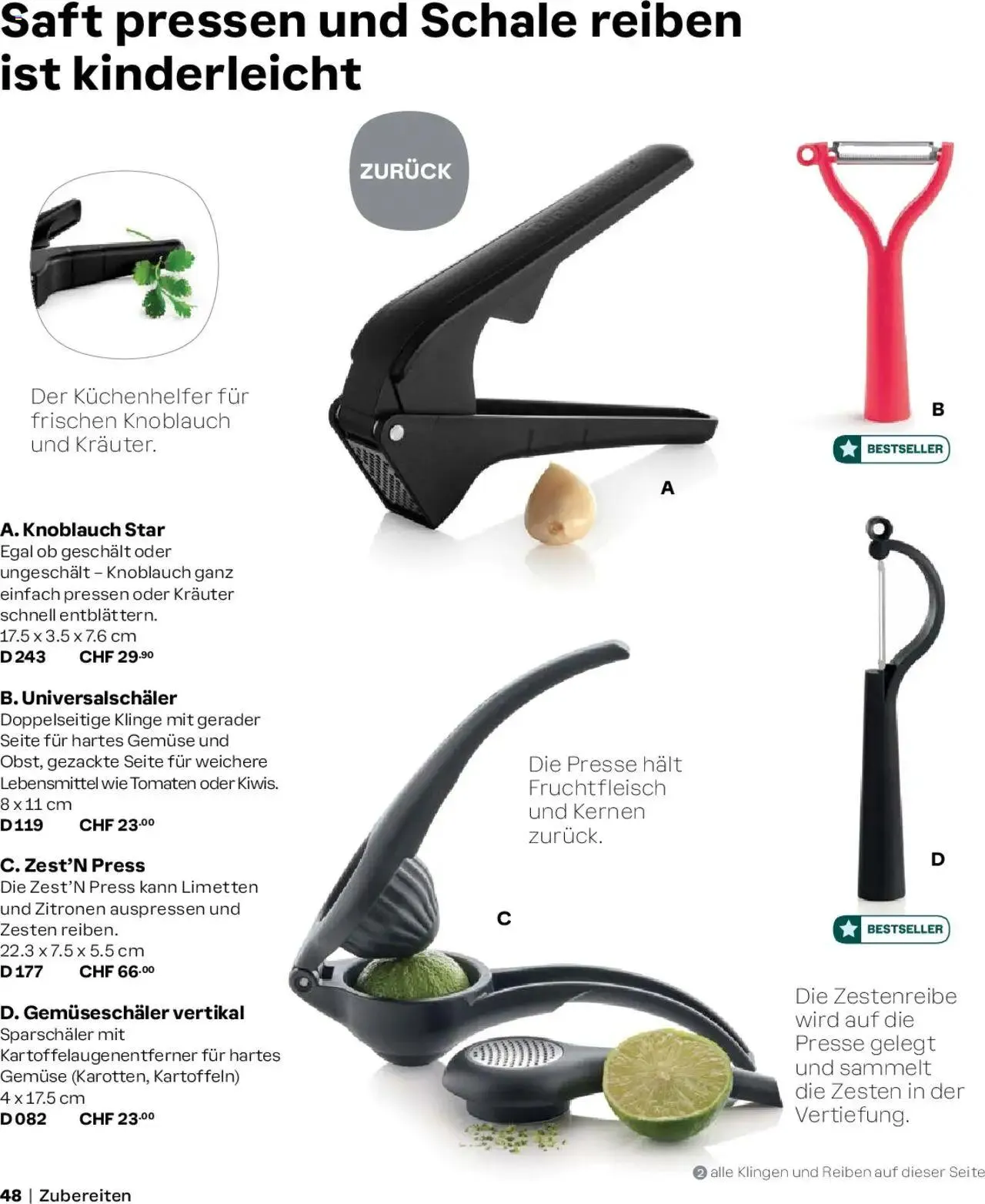 Tupperware Aktionen Herbst / Winter 2024/25 von 2. September bis 31. Dezember 2024 - Prospekt seite 48