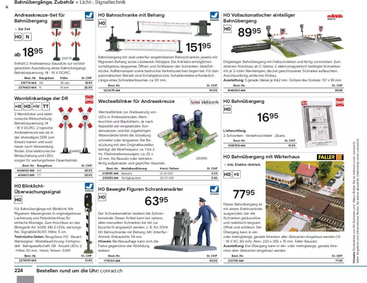 Conrad Modellbahn Katalog 2023/24 von 5. September bis 31. Dezember 2023 - Prospekt seite  226
