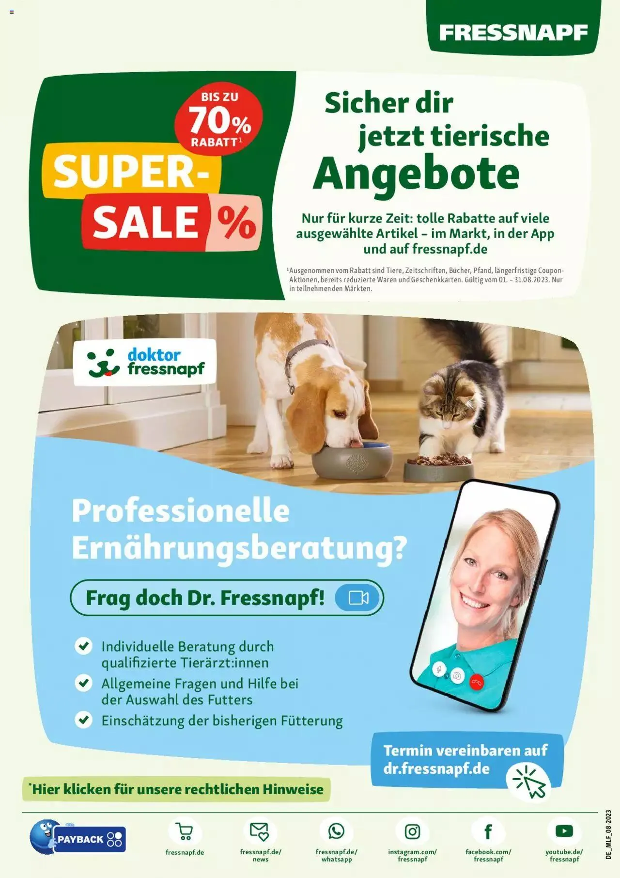Fressnapf Aktionen von 31. Juli bis 5. August 2023 - Prospekt seite  21