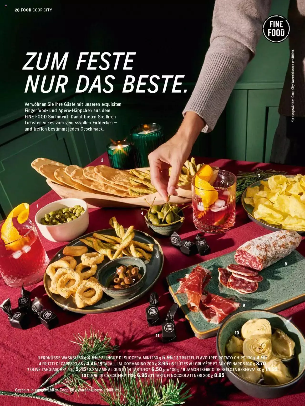 Coop City Aktionen Weihnachten von 28. November bis 17. Dezember 2023 - Prospekt seite 20