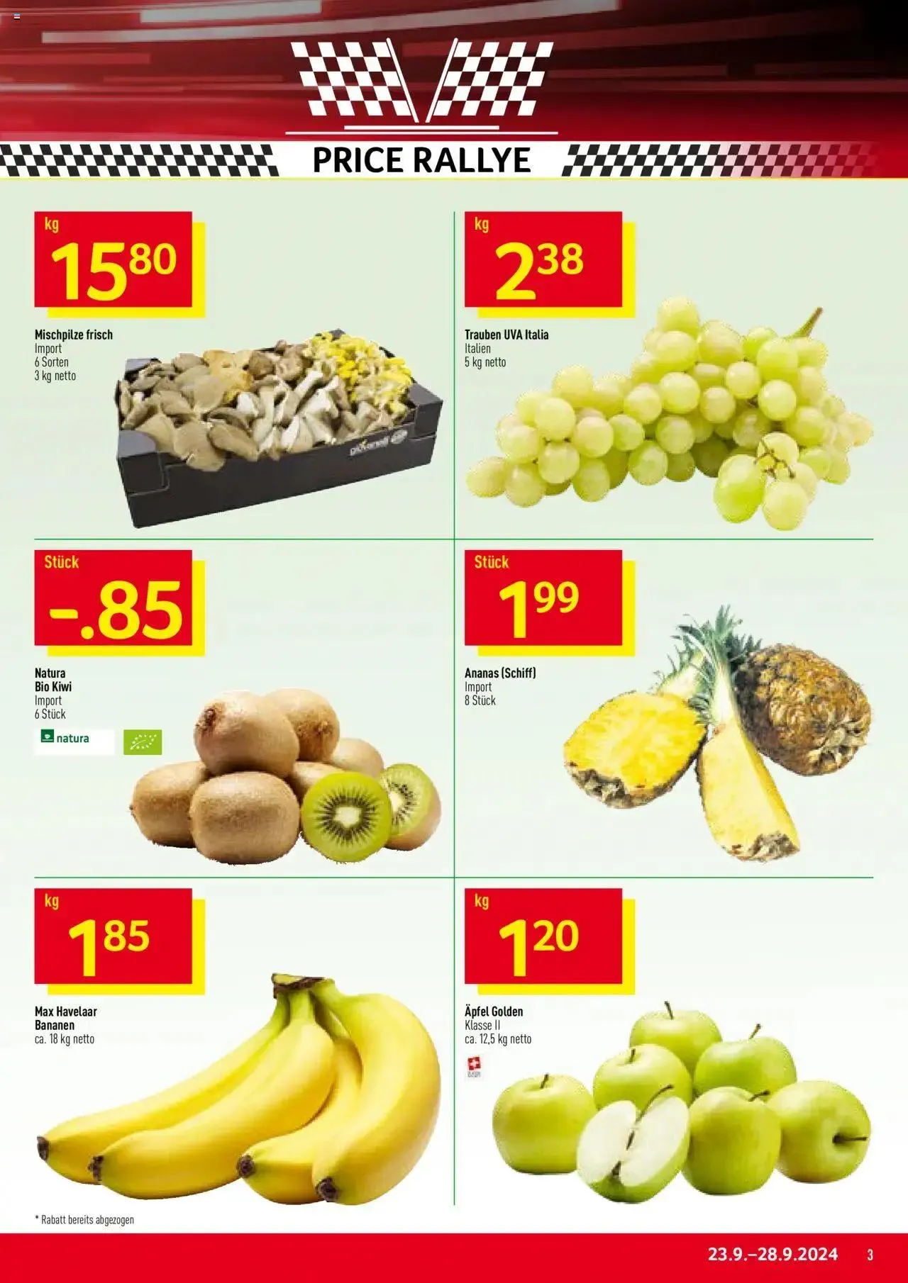 Prodega Aktionen von 23. September bis 28. September 2024 - Prospekt seite  3