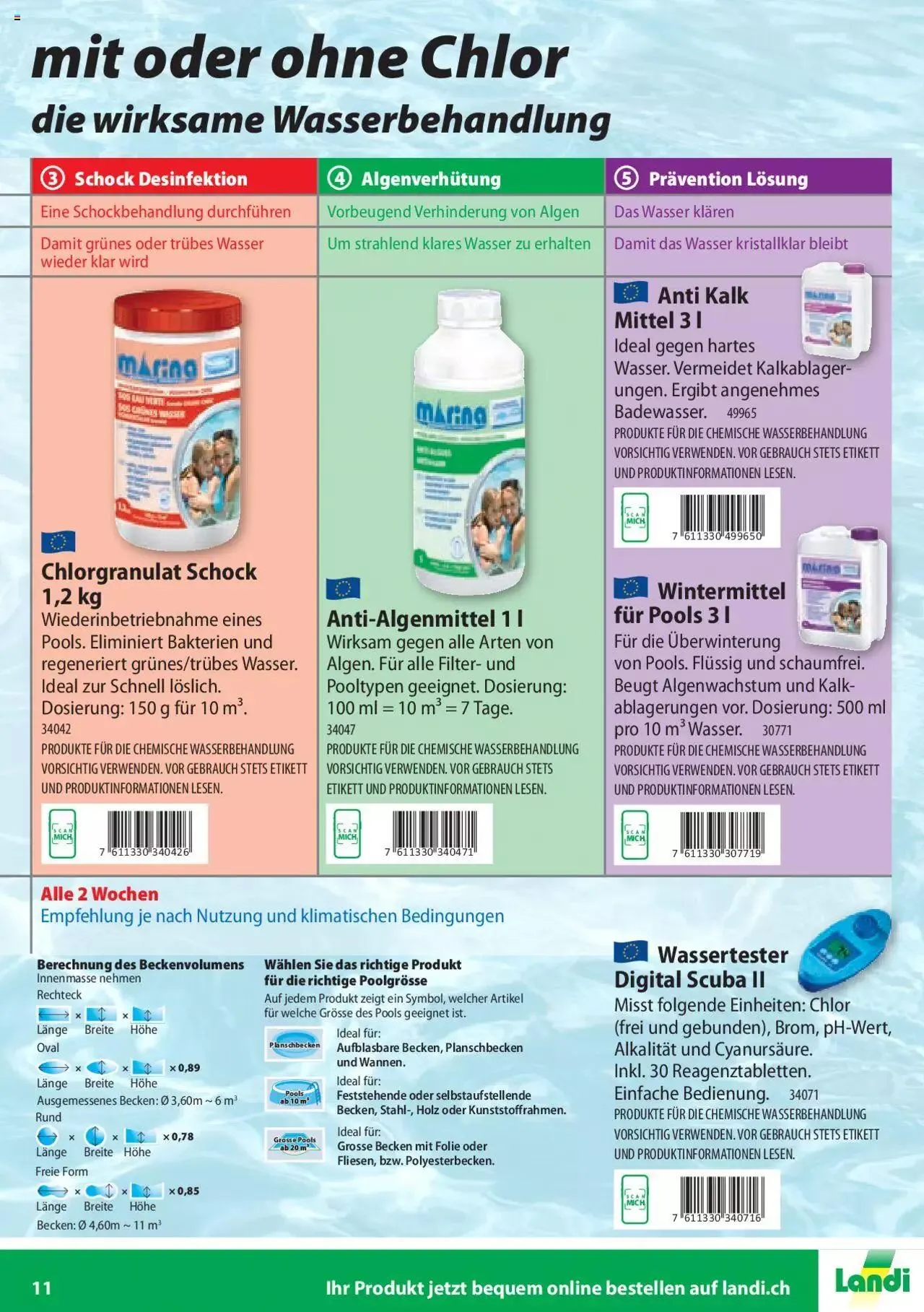 Landi Freizeit 2023 von 20. März bis 31. Dezember 2023 - Prospekt seite 11