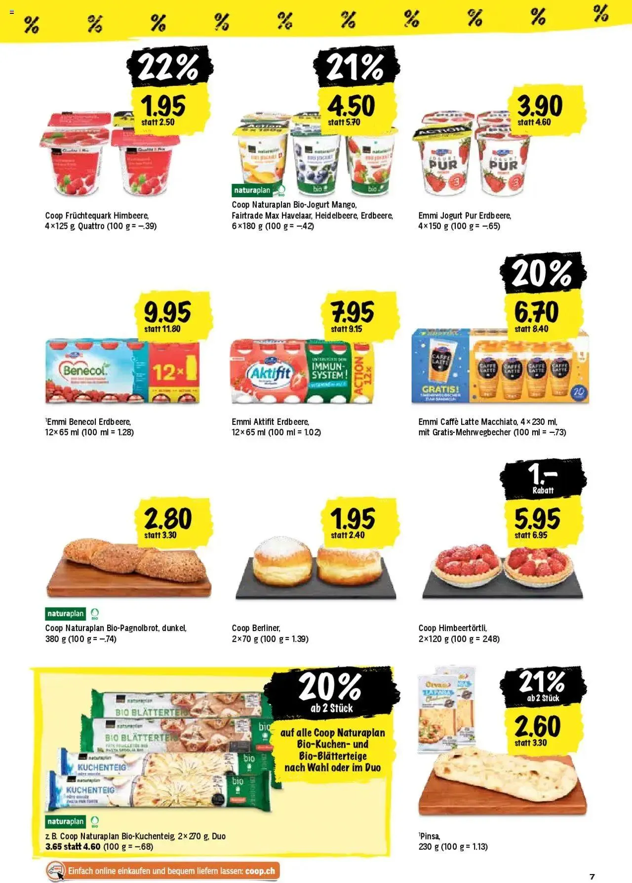 Coop Aktionen von 6. August bis 11. August 2024 - Prospekt seite 7