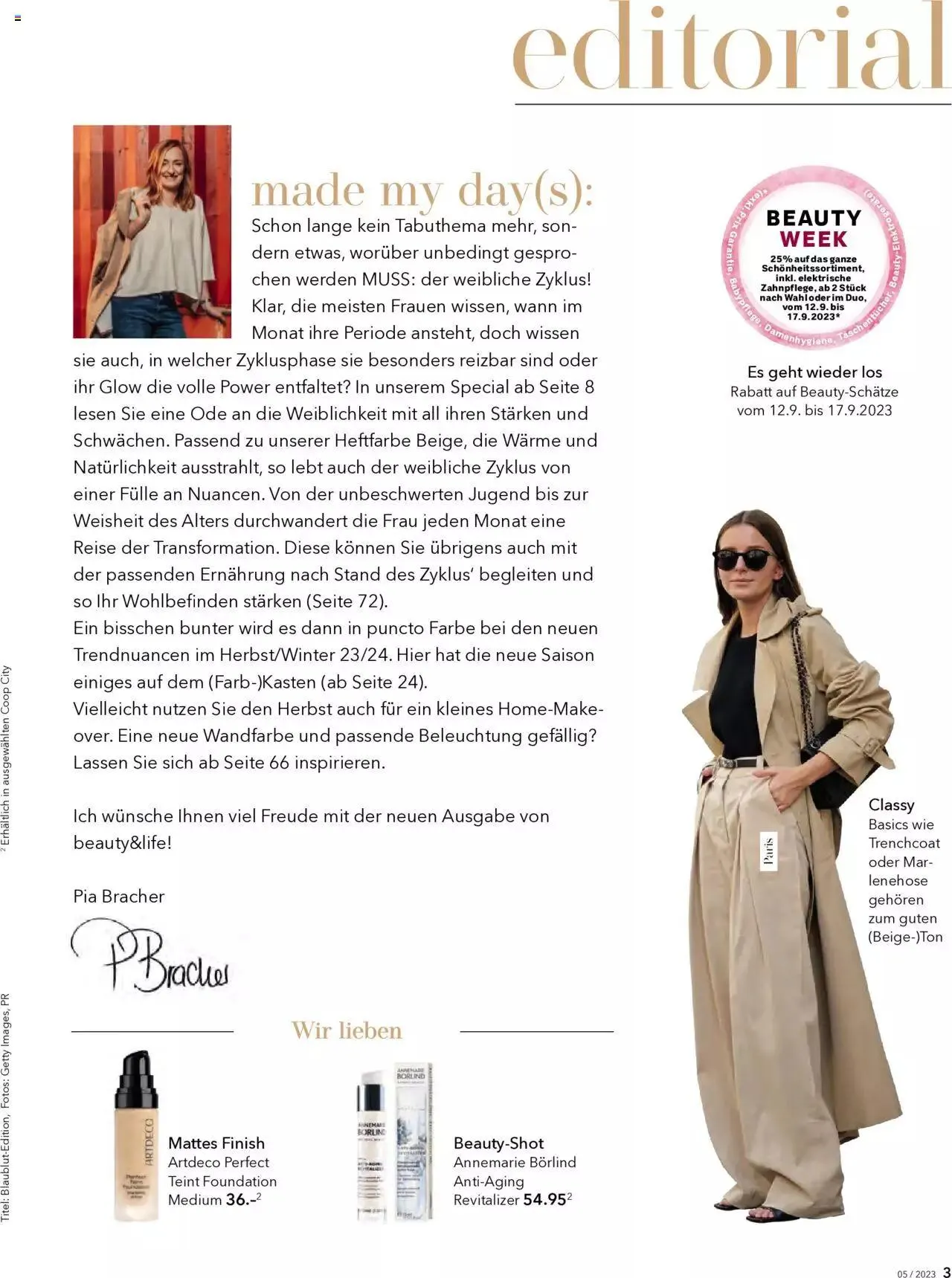 Coop City Aktionen von 12. September bis 31. Dezember 2023 - Prospekt seite 3