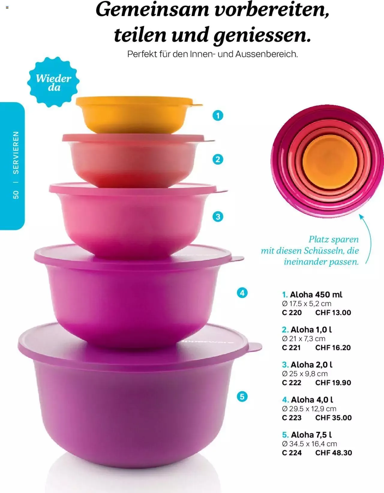 Tupperware Frühling & Sommer 2023 von 8. März bis 31. Dezember 2023 - Prospekt seite  50