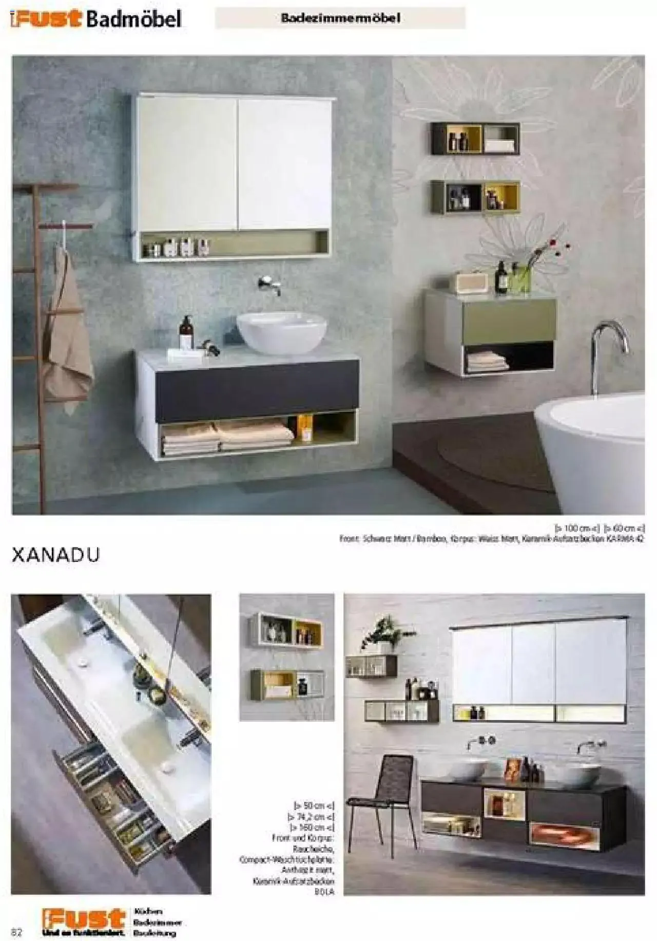 Fust Badezimmermagazin von 17. April bis 31. Dezember 2023 - Prospekt seite 82