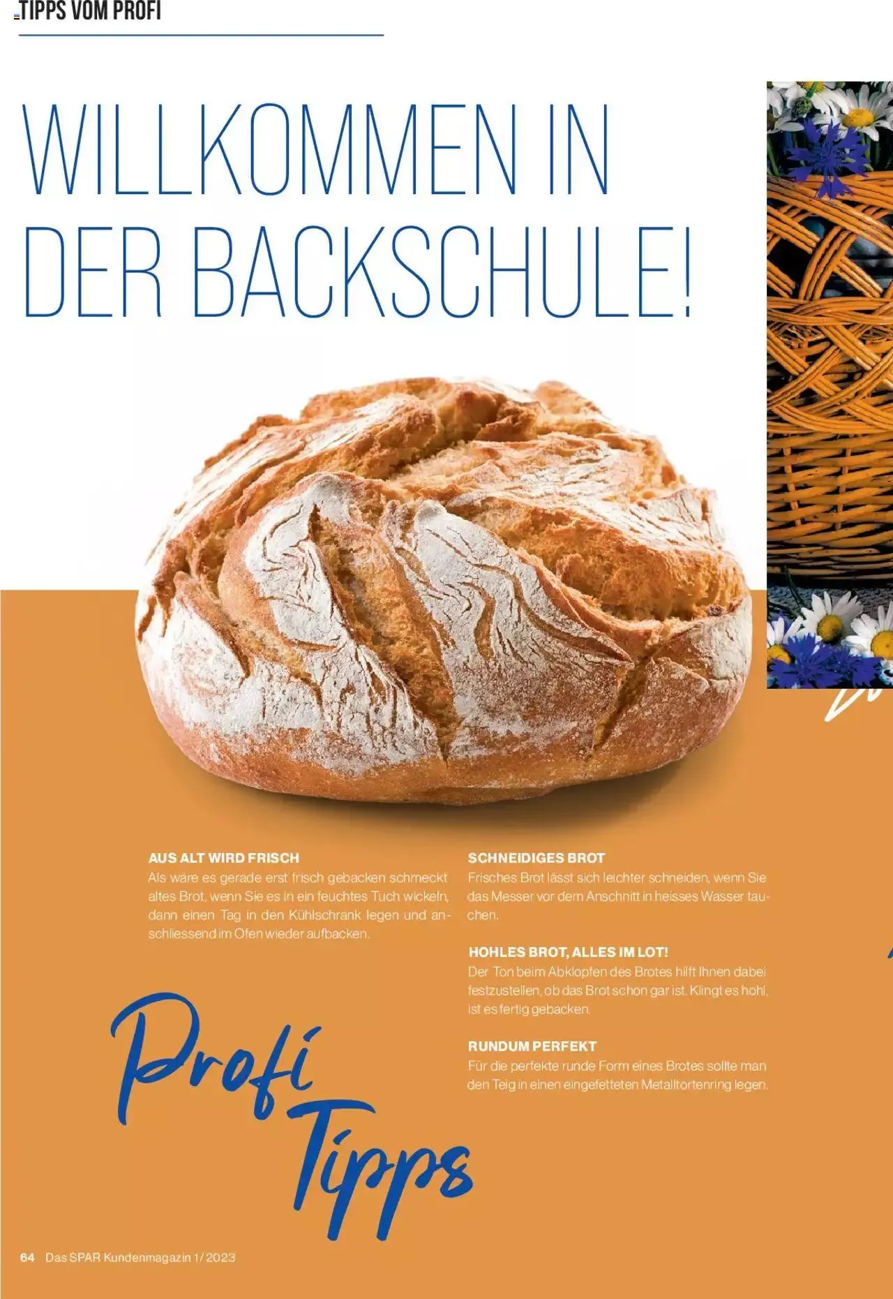 SPAR Kundenmagazin von 2. März bis 31. Dezember 2023 - Prospekt seite 64