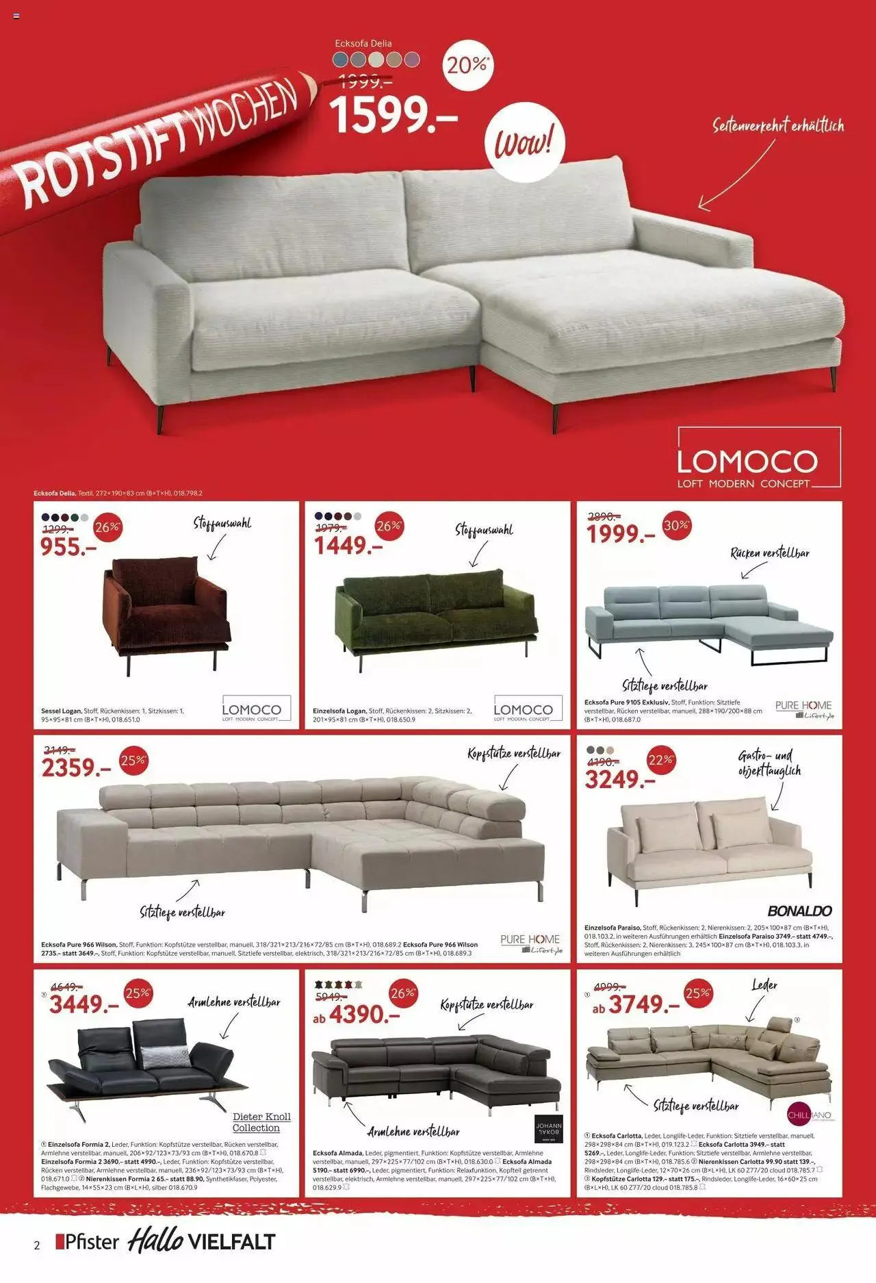 Pfister Aktionen von 27. Juni bis 21. August 2023 - Prospekt seite  2