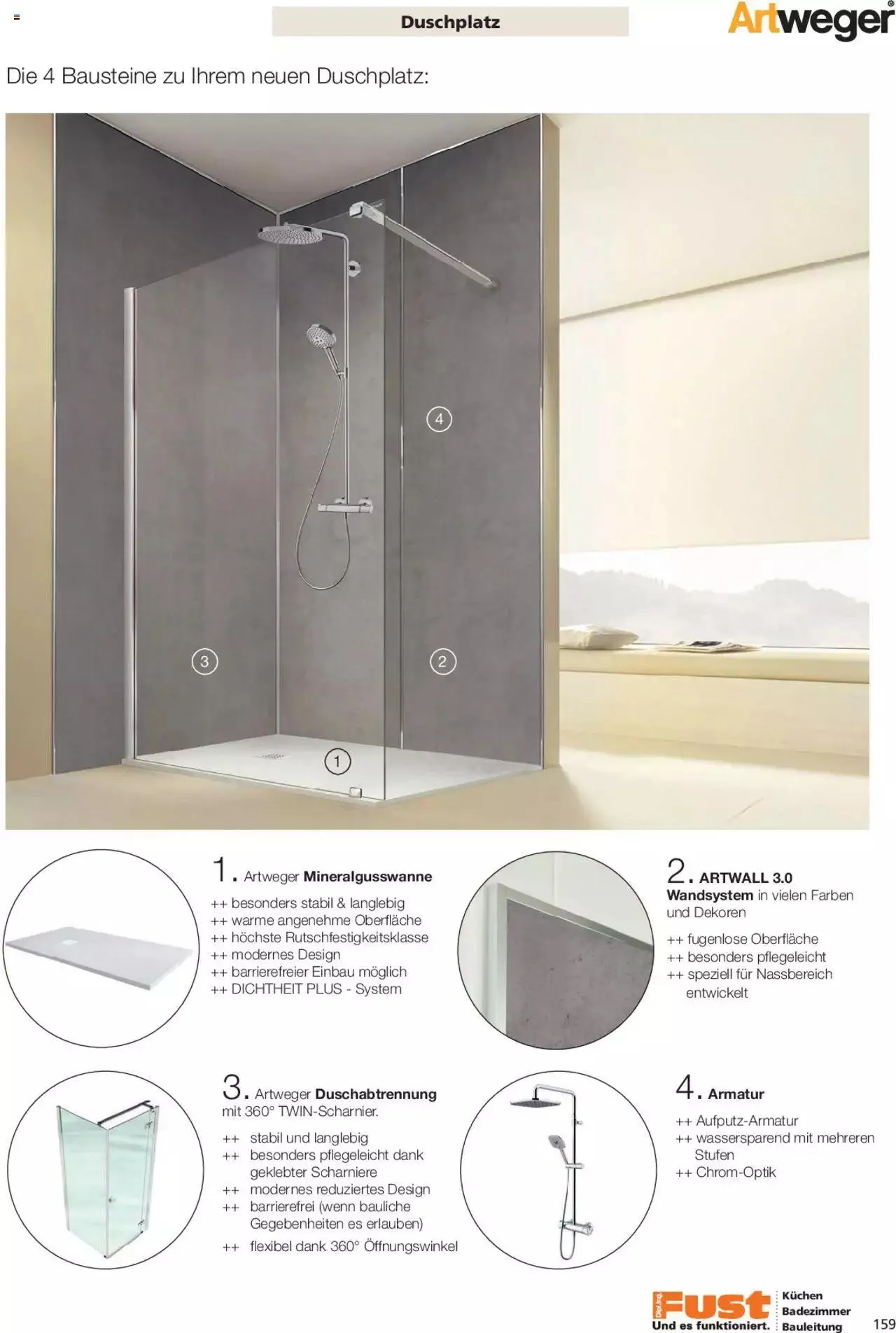 Fust Aktionen Badezimmermagazin von 17. April bis 31. Dezember 2024 - Prospekt seite  159