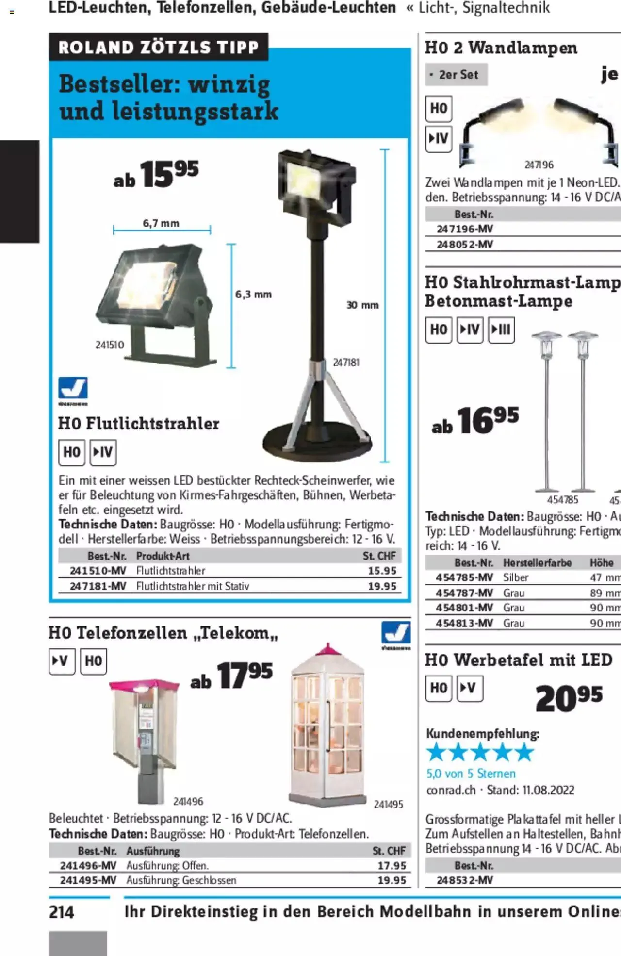 Conrad - Modellbahn Katalog 2022/23 von 5. September bis 31. Dezember 2023 - Prospekt seite  431