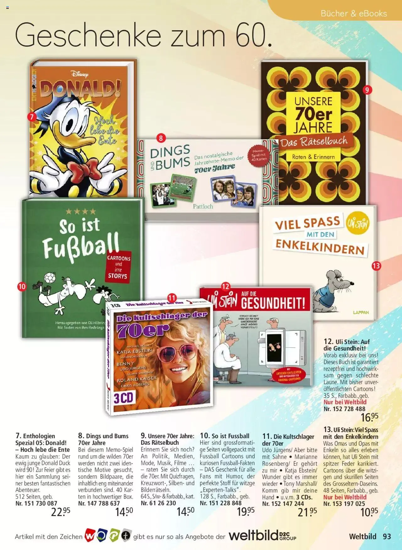 Weltbild Aktionen von 24. Mai bis 31. Dezember 2024 - Prospekt seite  93