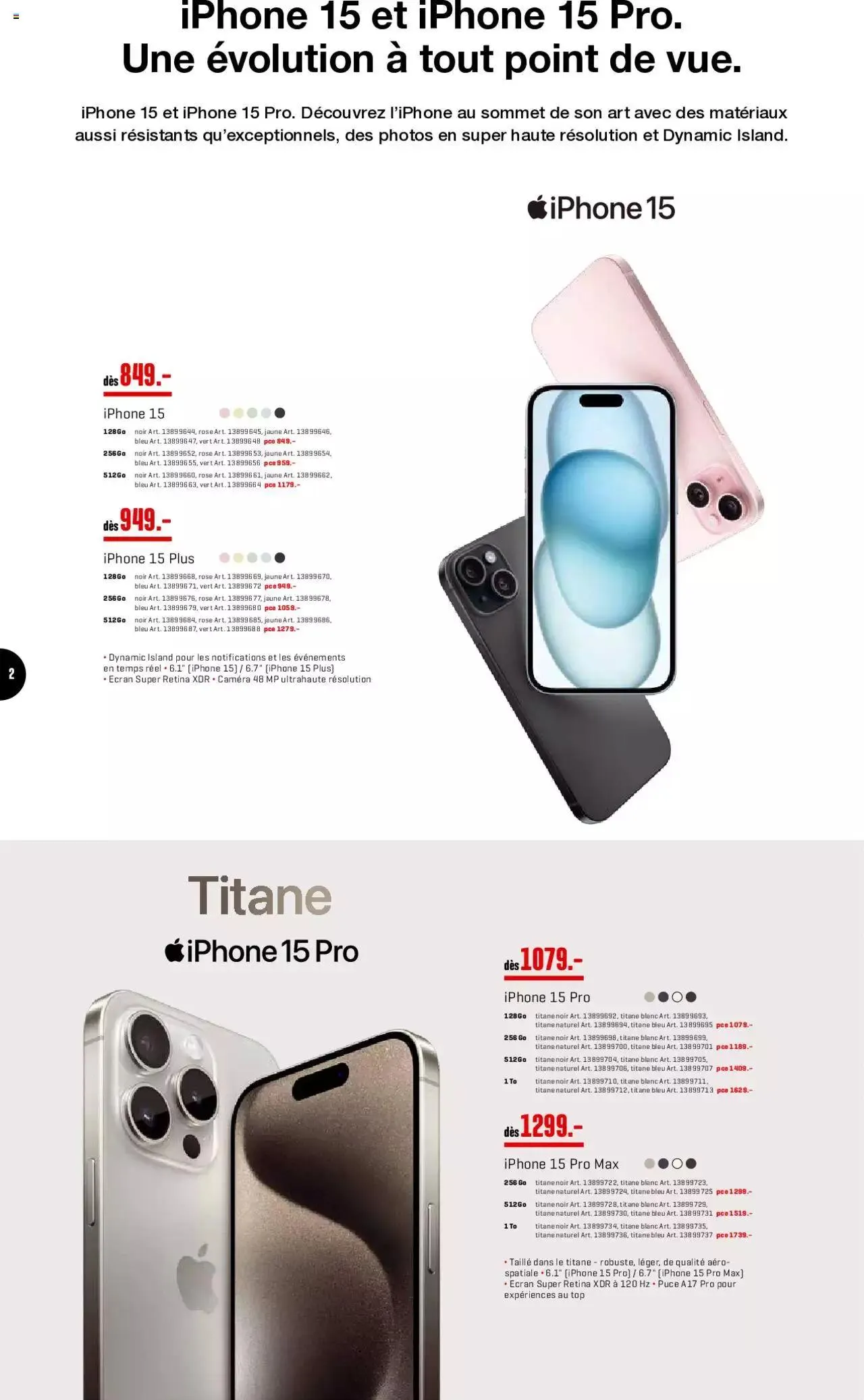 Interdiscount Aktionen FR von 4. Dezember bis 24. Dezember 2023 - Prospekt seite 2