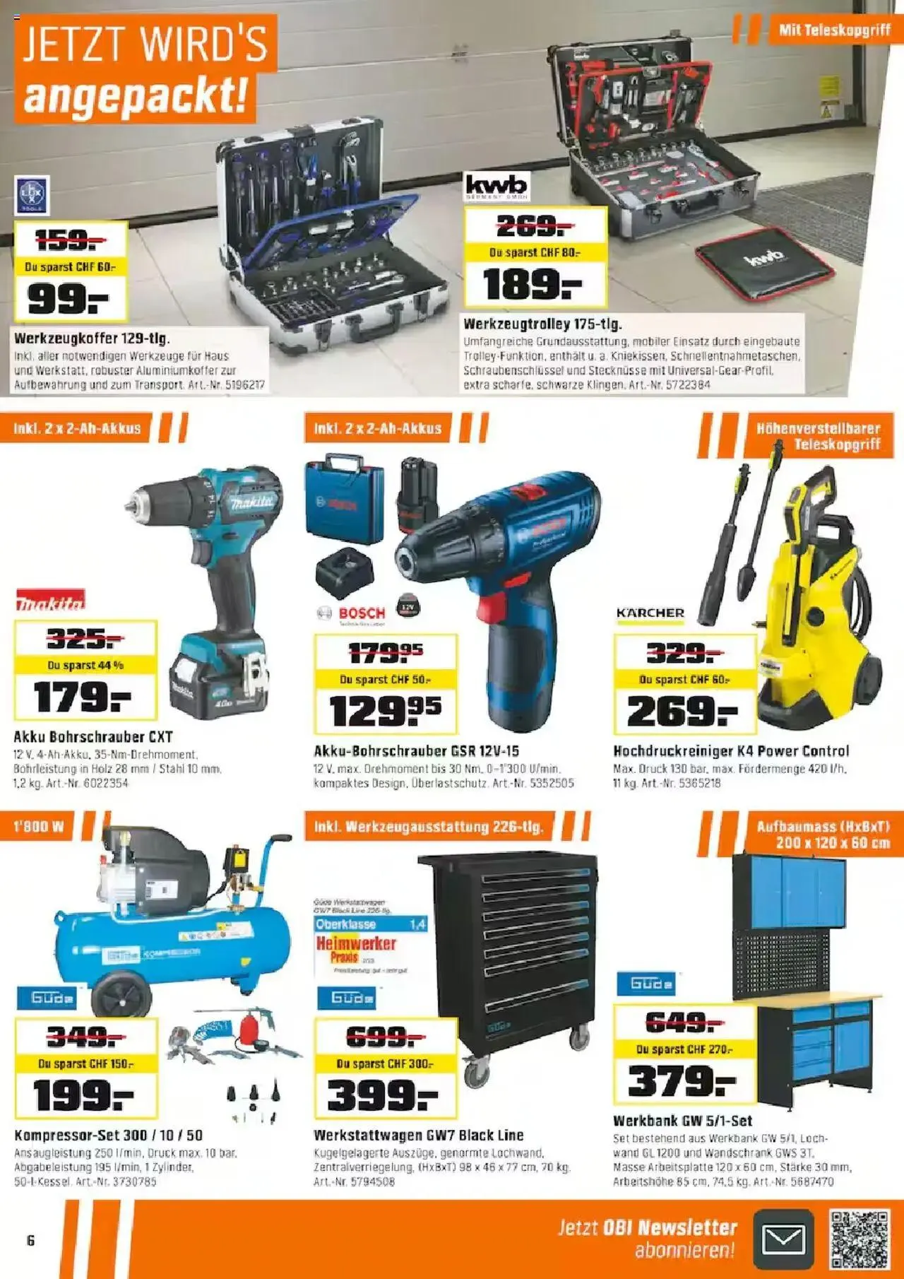 OBI Aktionen von 15. September bis 28. September 2024 - Prospekt seite  6