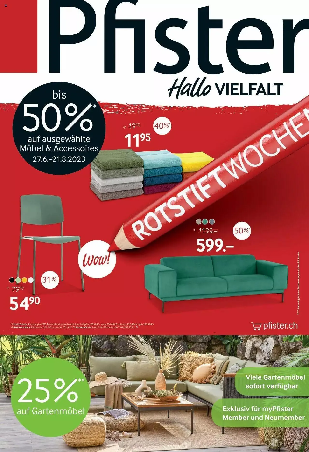 Pfister Aktionen - 0