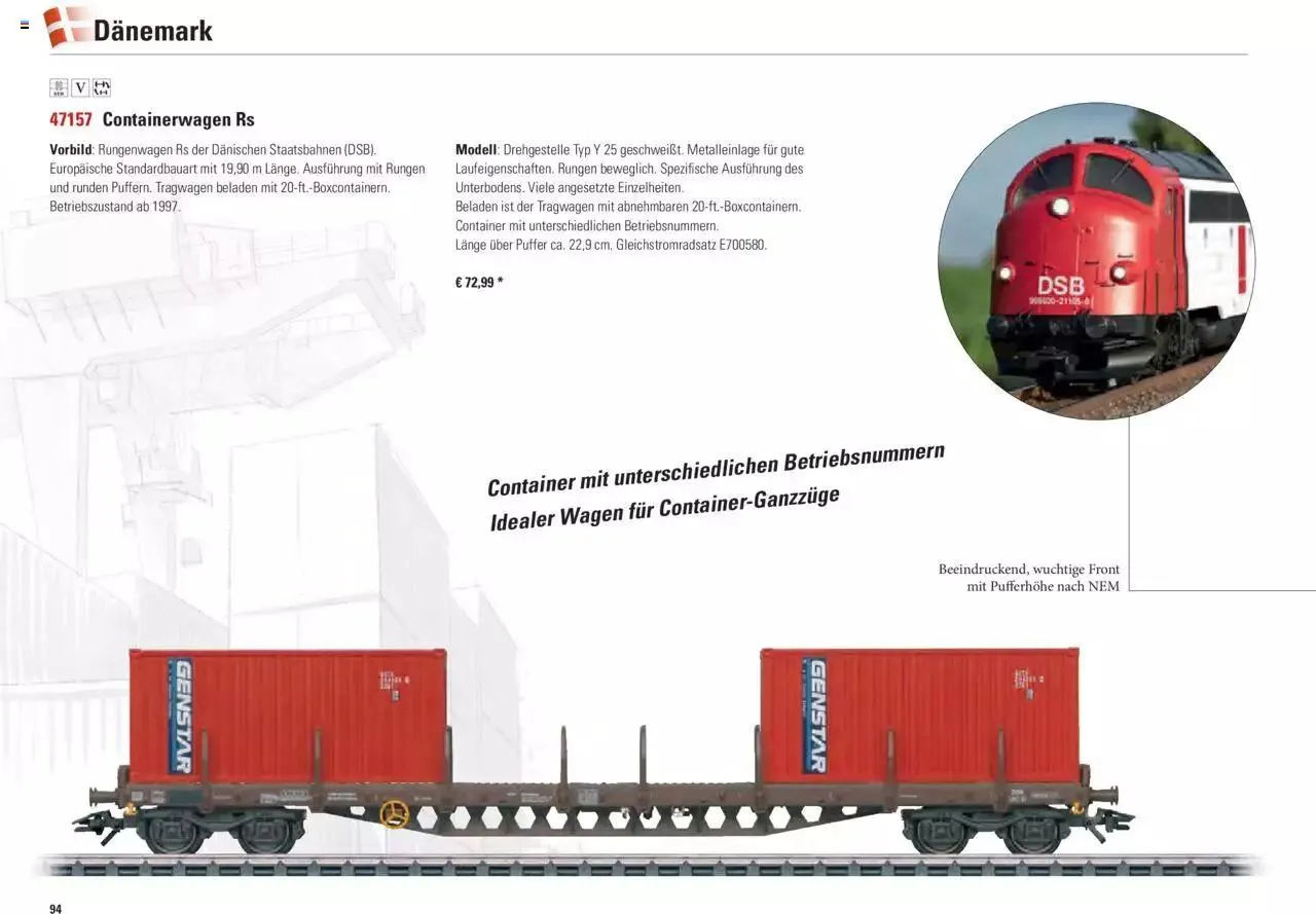 Conrad Märklin Neuheiten 2023 von 13. März bis 31. Dezember 2023 - Prospekt seite  96