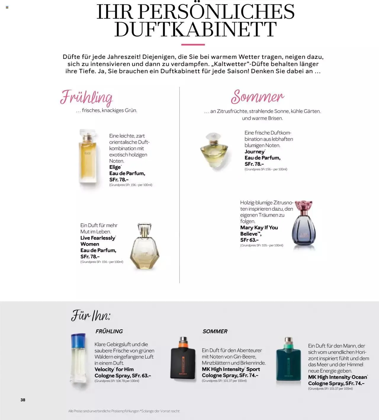 Mary Kay - Duftkatalog von 27. September bis 31. Dezember 2023 - Prospekt seite 32