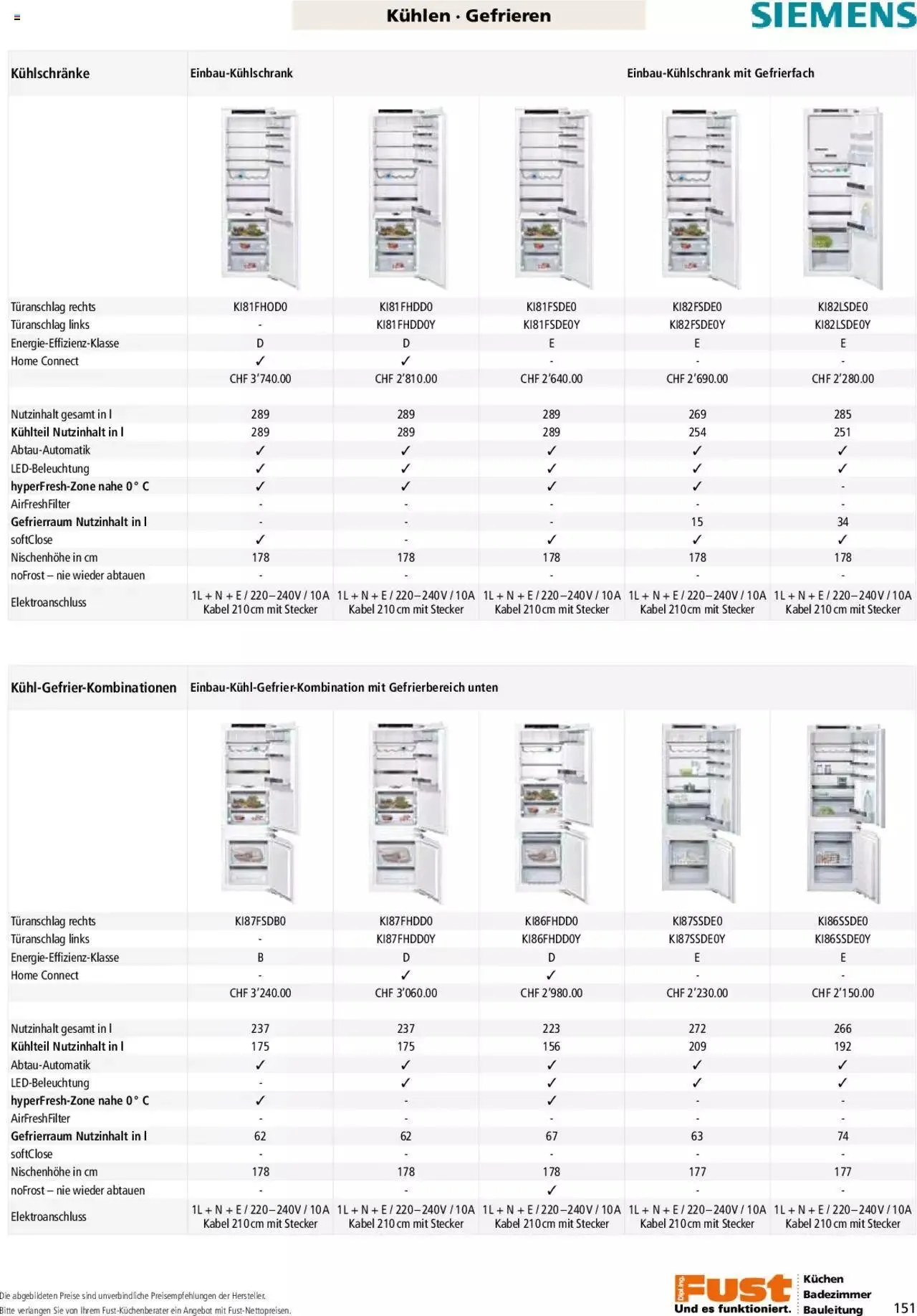 Fust - Küchenmagazin - Riesenauswahl von 22. Februar bis 31. Dezember 2023 - Prospekt seite 151
