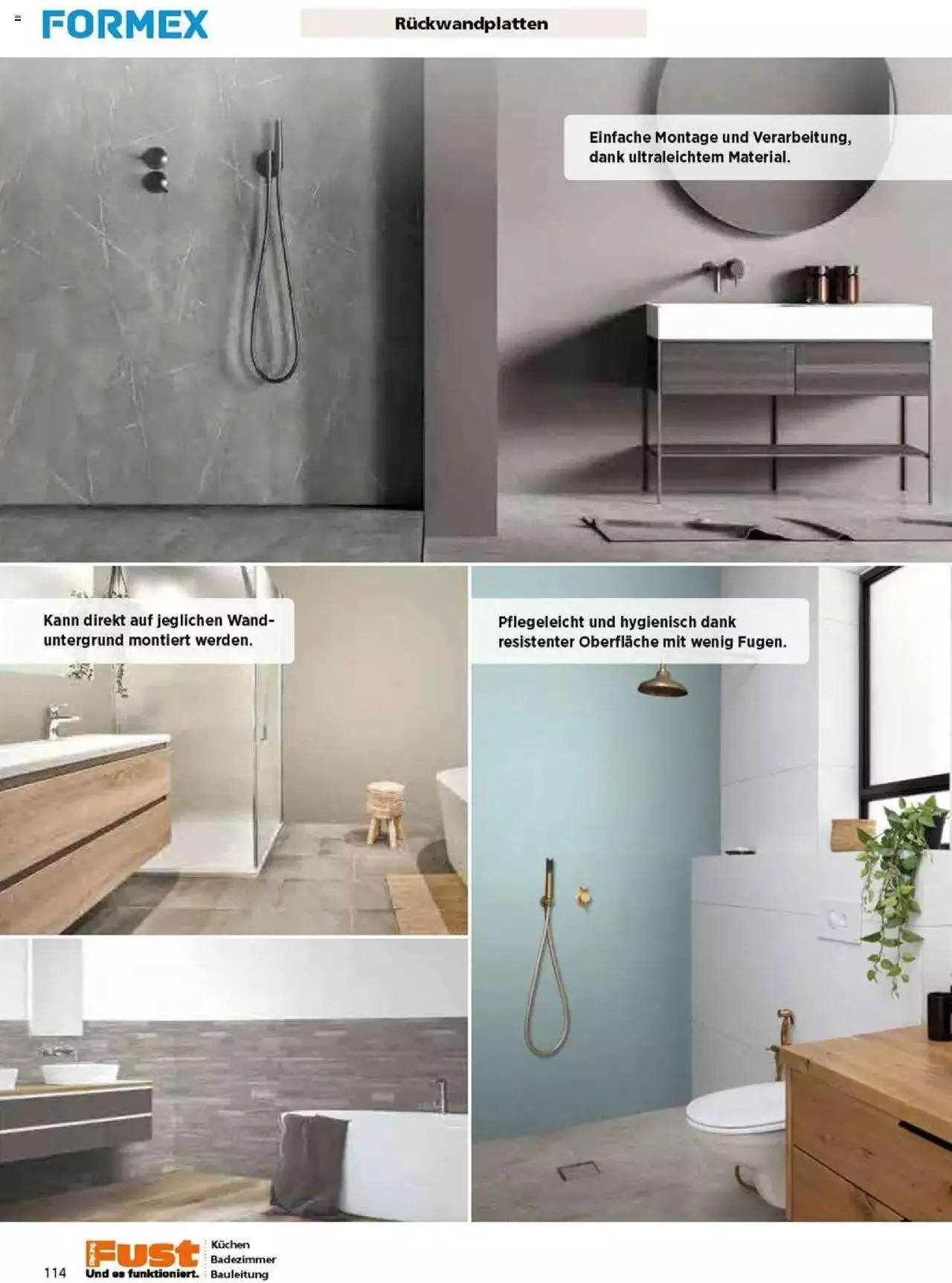 Fust Badezimmermagazin von 17. April bis 31. Dezember 2023 - Prospekt seite  114