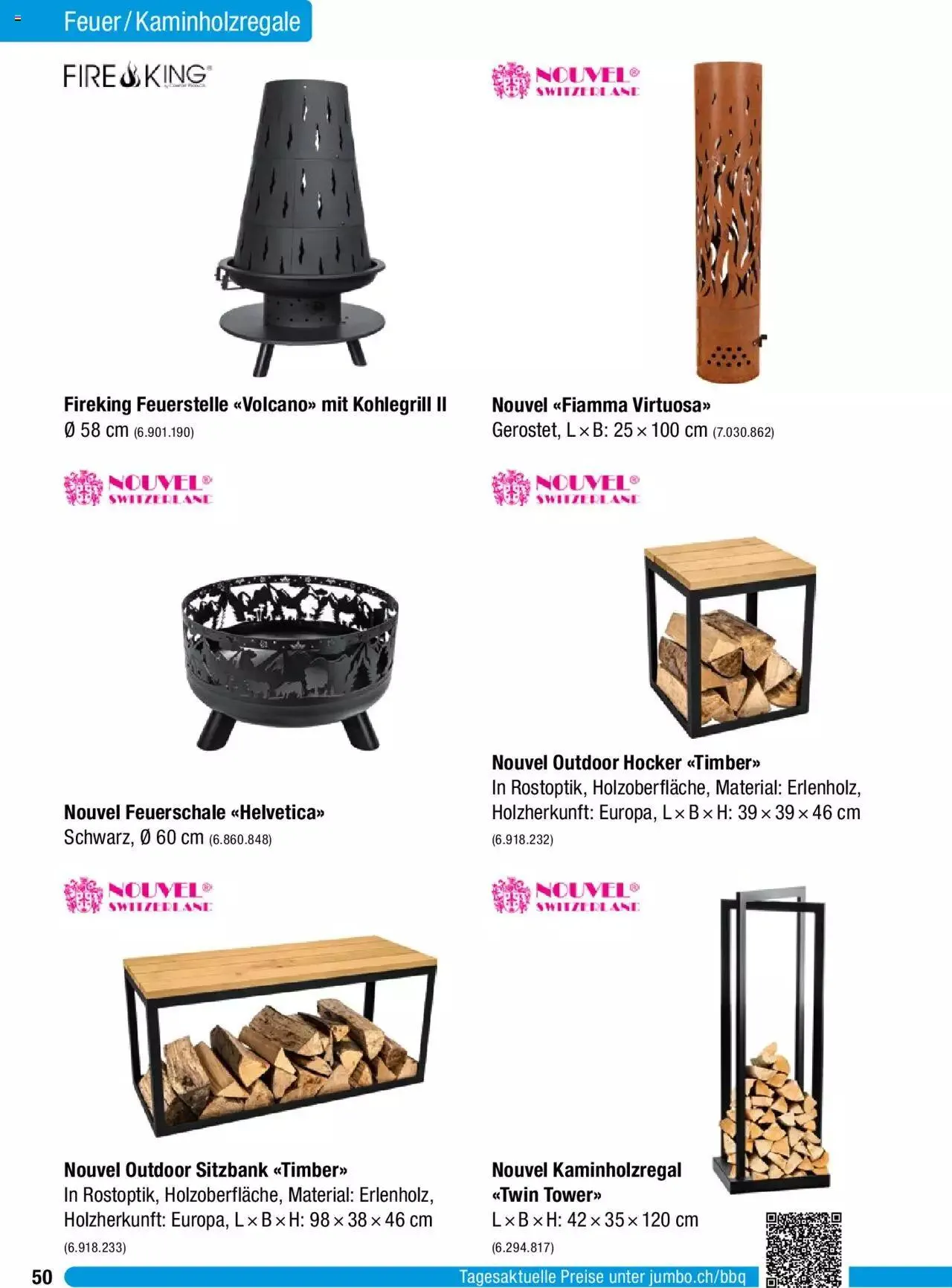 Jumbo Grosse Grillbroschure 2023 von 27. Februar bis 31. Dezember 2023 - Prospekt seite  50