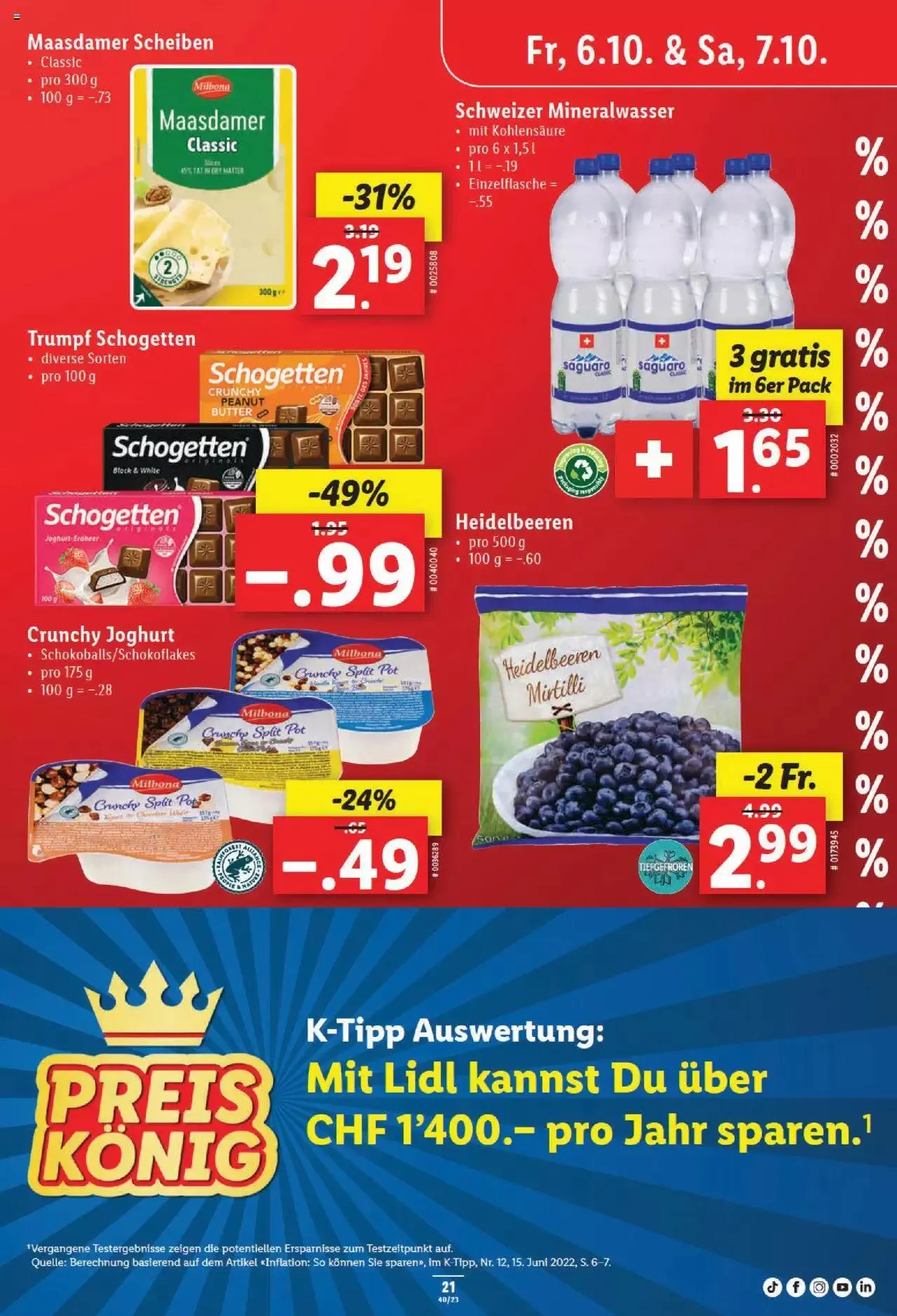 Lidl Aktionen von 5. Oktober bis 11. Oktober 2023 - Prospekt seite 21