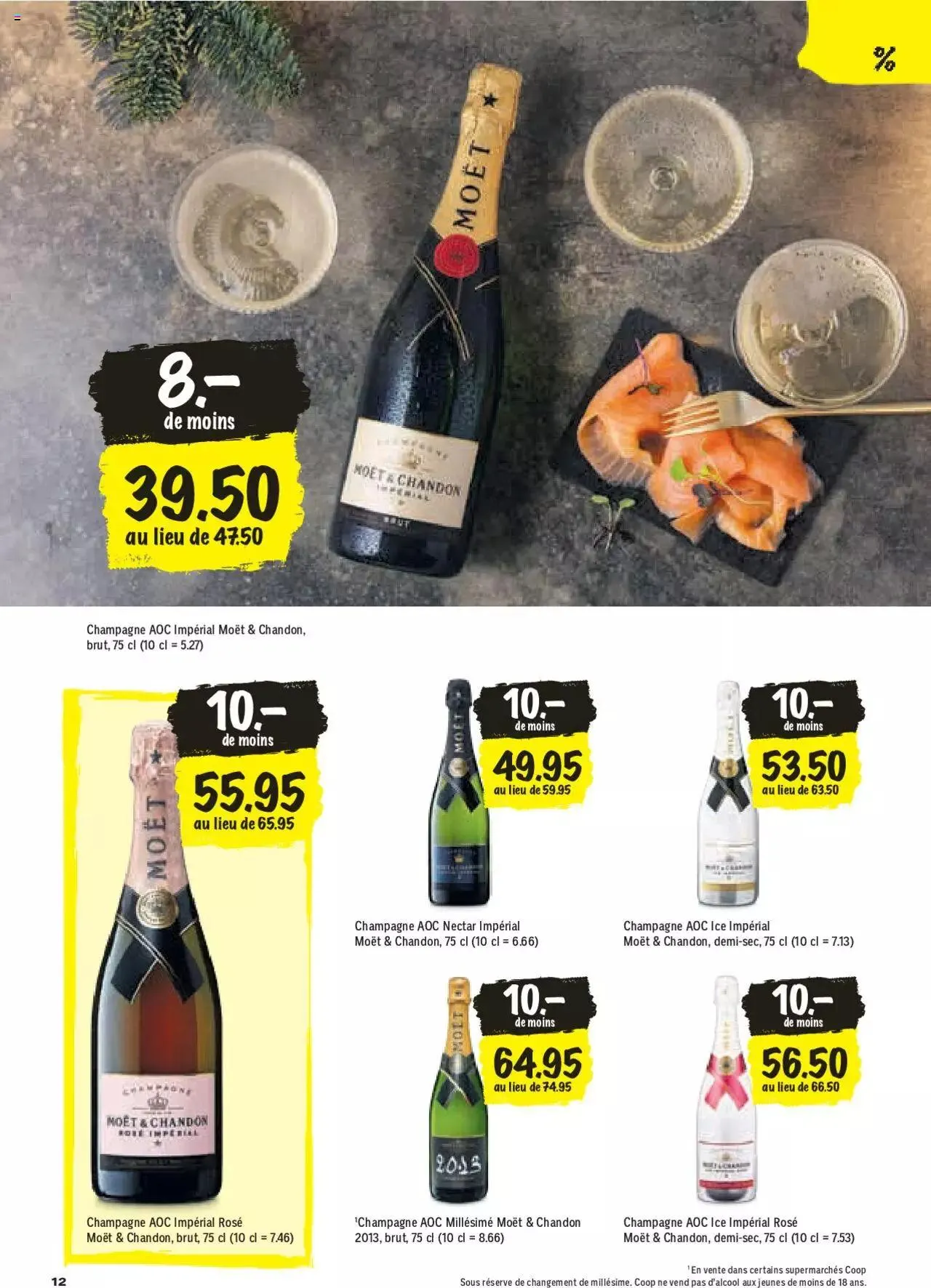 Coop - Les actions de la semaine von 5. Dezember bis 10. Dezember 2023 - Prospekt seite  12