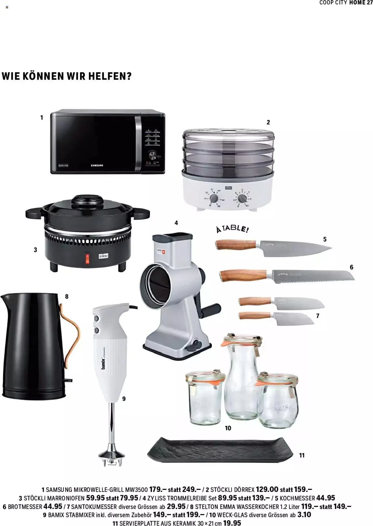 Coop City Magazin von 19. September bis 8. Oktober 2023 - Prospekt seite  27