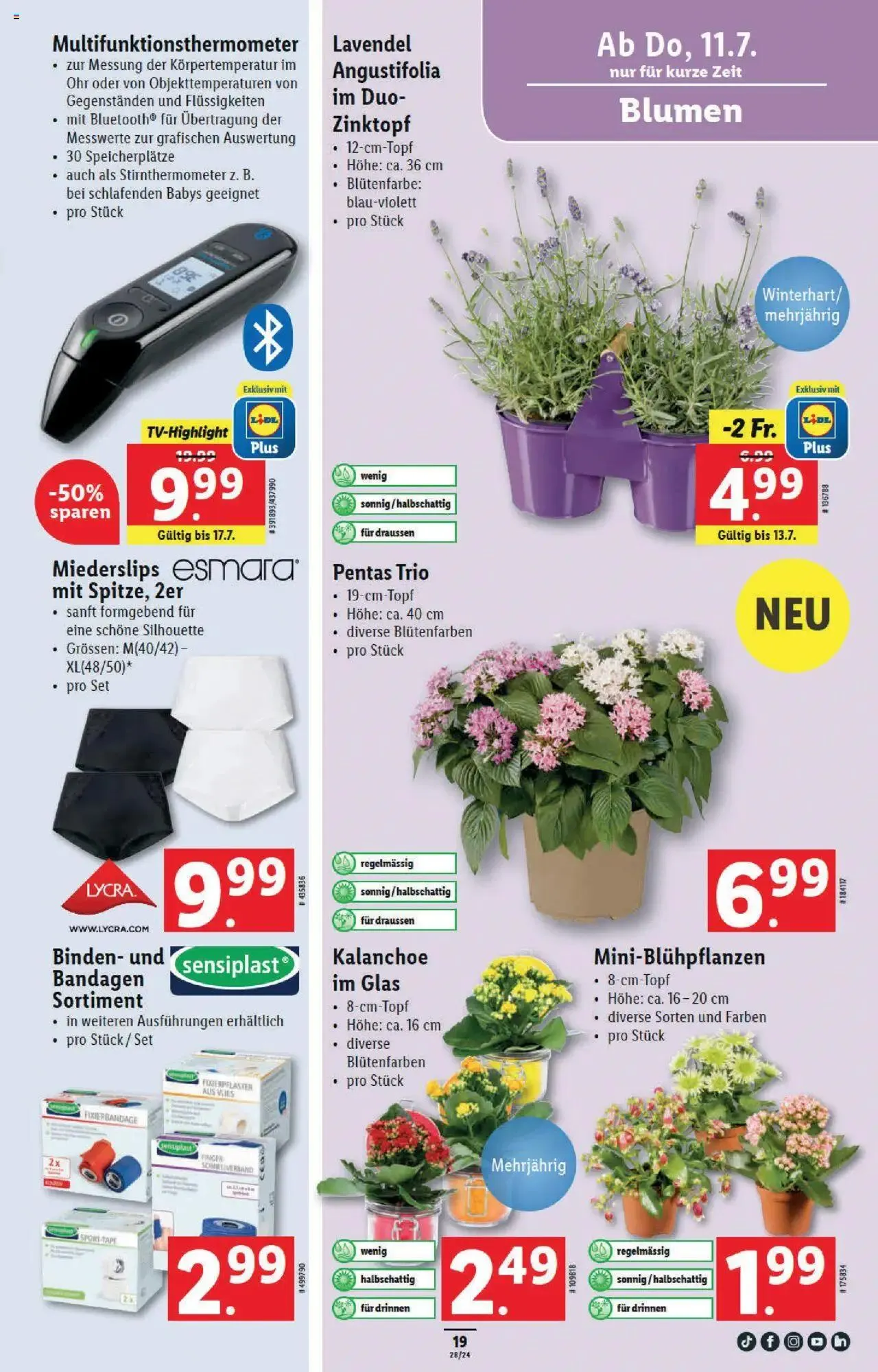 Lidl Aktionen von 11. Juli bis 17. Juli 2024 - Prospekt seite 19
