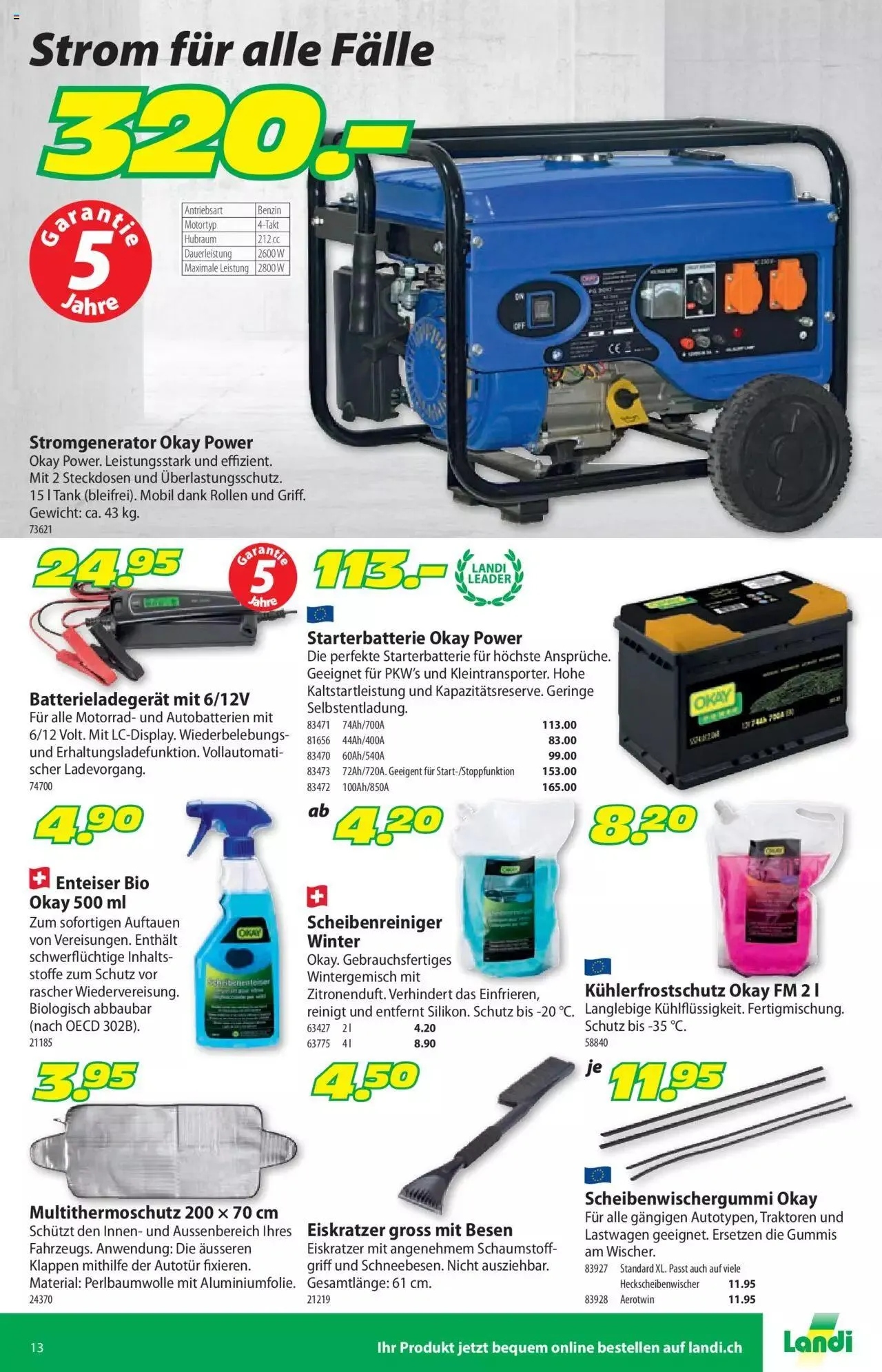 Landi - Aktueller Prospekt von 26. Dezember bis 31. Dezember 2023 - Prospekt seite 13