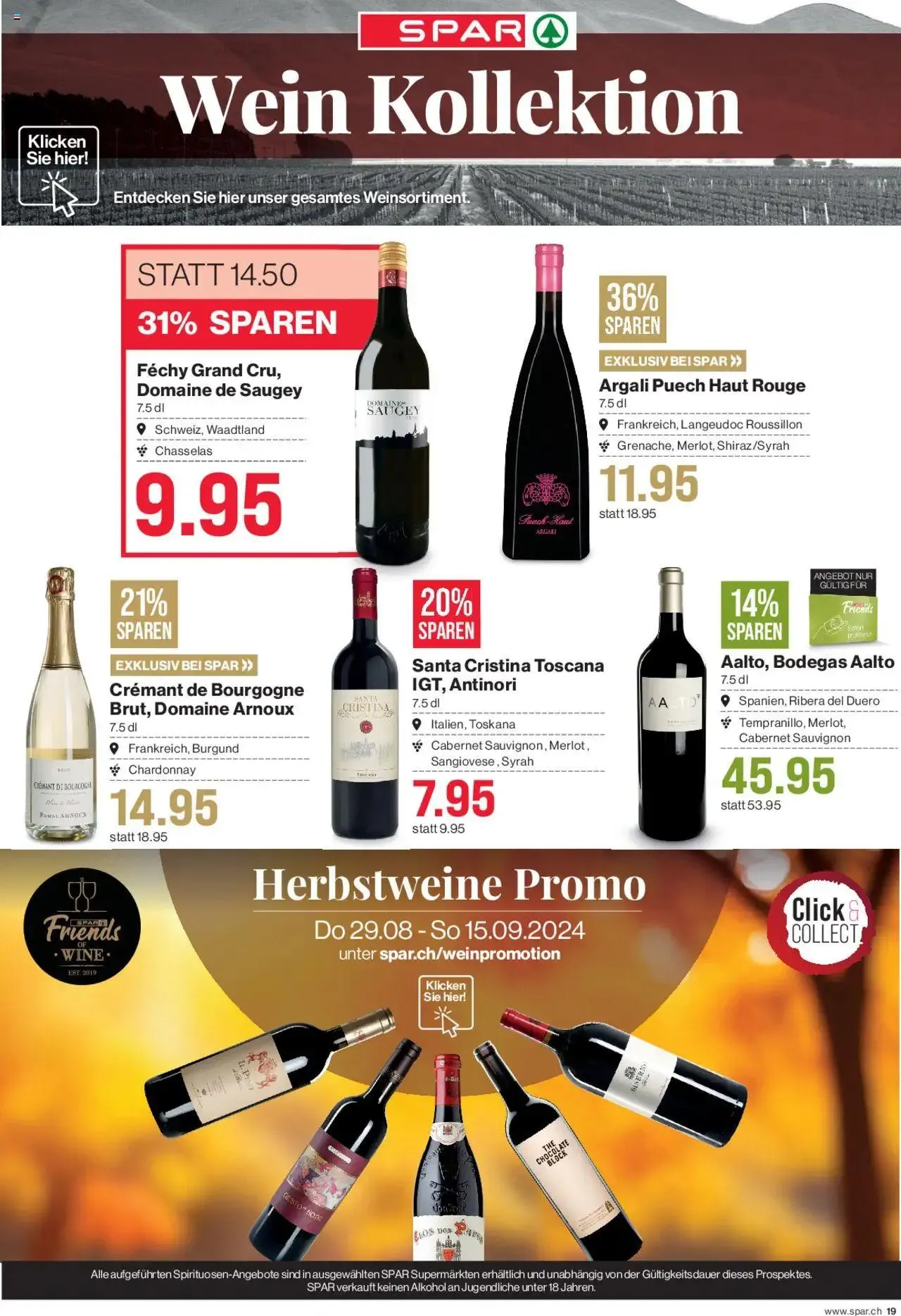 SPAR Aktionen von 5. September bis 11. September 2024 - Prospekt seite  19