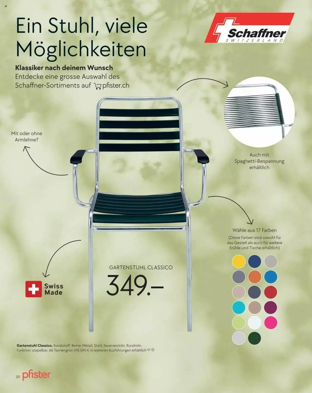 Pfister Aktionen - Garten 2024 von 6. Februar bis 31. Dezember 2024 - Prospekt seite  20