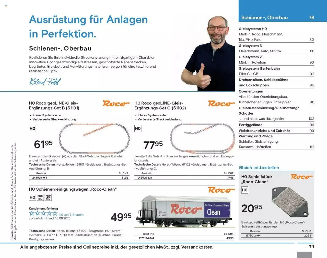 Conrad Modellbahn Katalog 2023/24 von 5. September bis 31. Dezember 2023 - Prospekt seite  81