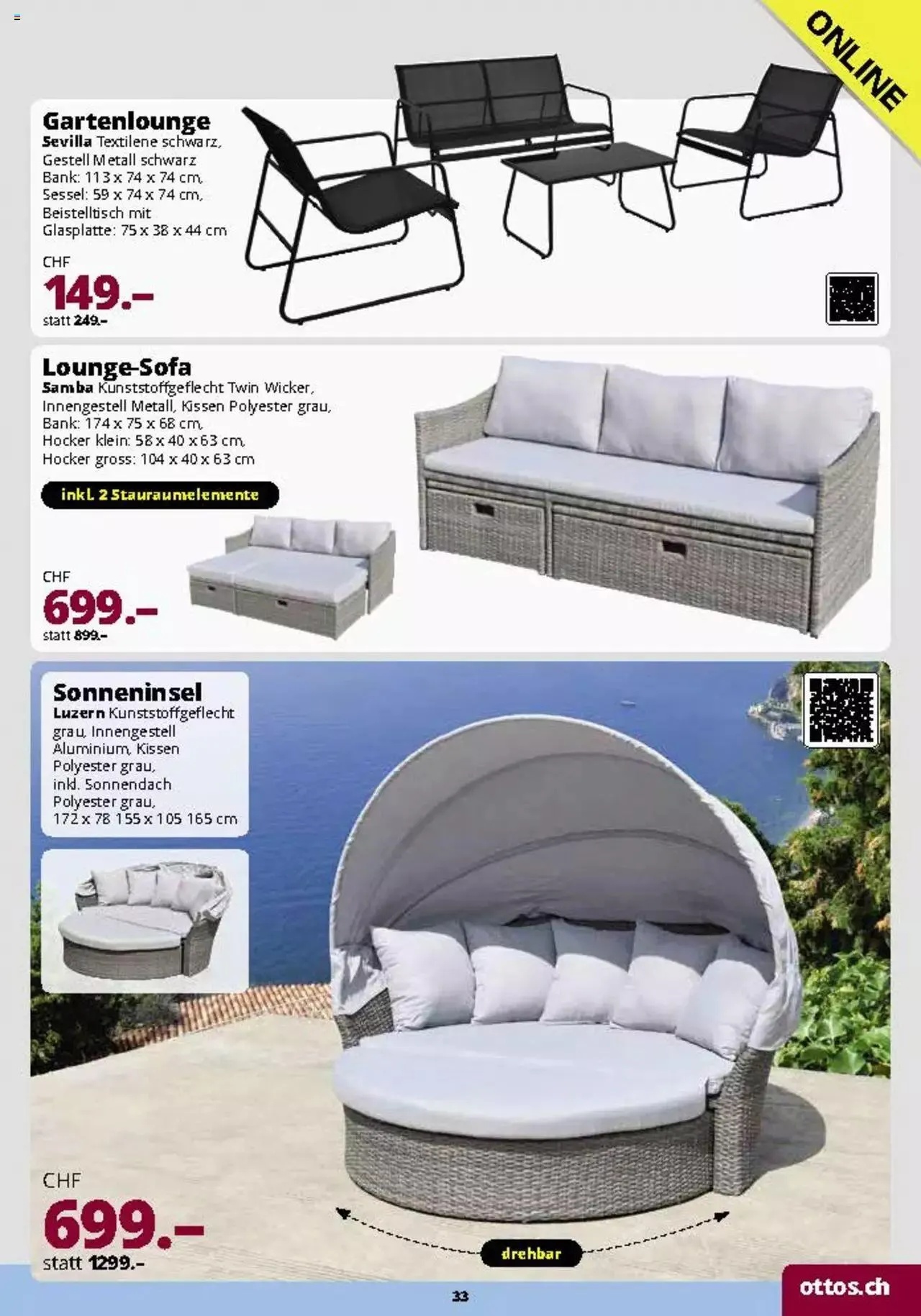 Otto's Online Katalog von 18. März bis 31. Dezember 2024 - Prospekt seite  33