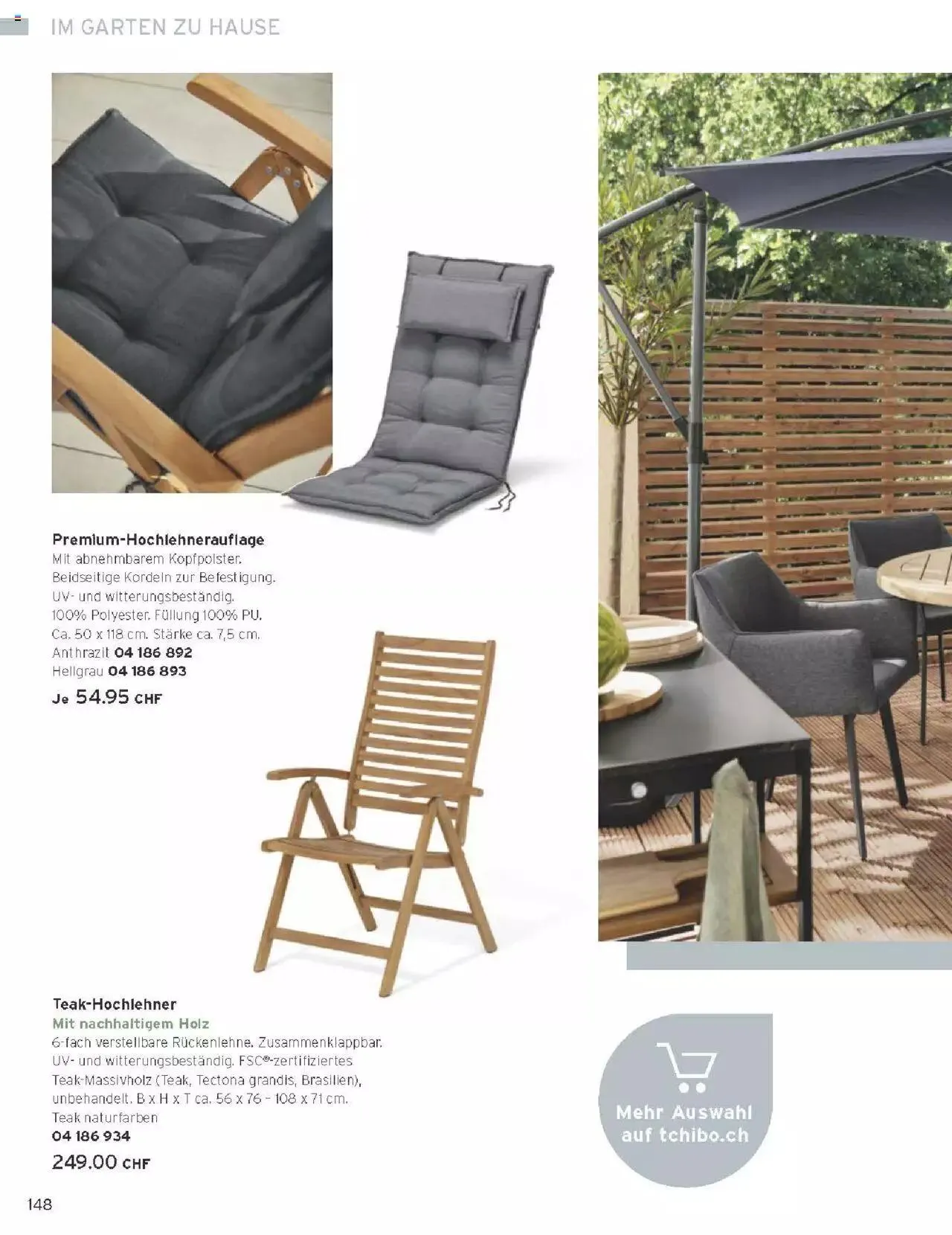 Tchibo Aktionen von 15. März bis 31. Dezember 2024 - Prospekt seite 148