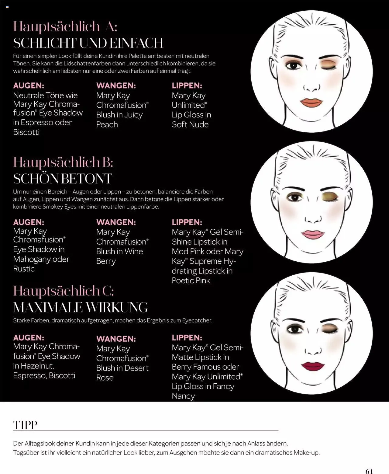 Mary Kay - Make-up Trainer von 16. September bis 31. Dezember 2023 - Prospekt seite  61