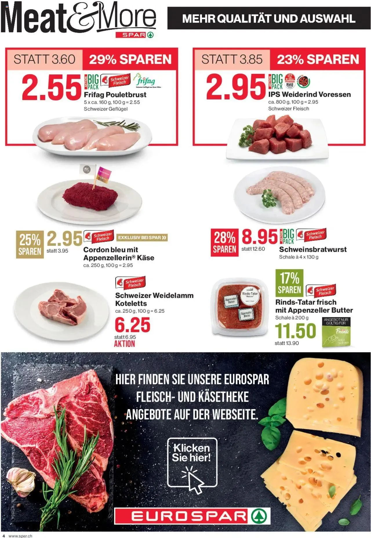 SPAR Aktionen von 24. Oktober bis 30. Oktober 2024 - Prospekt seite  4